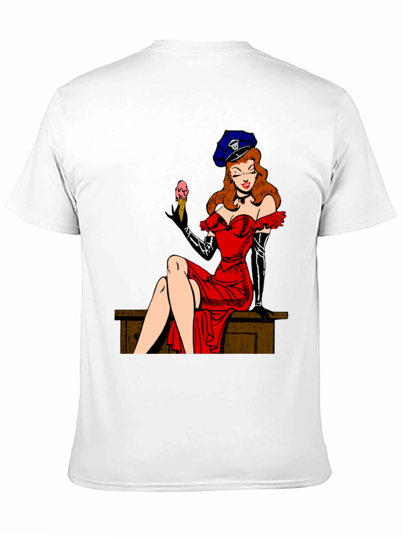 Pin-Up Girl Tee - Retro Style