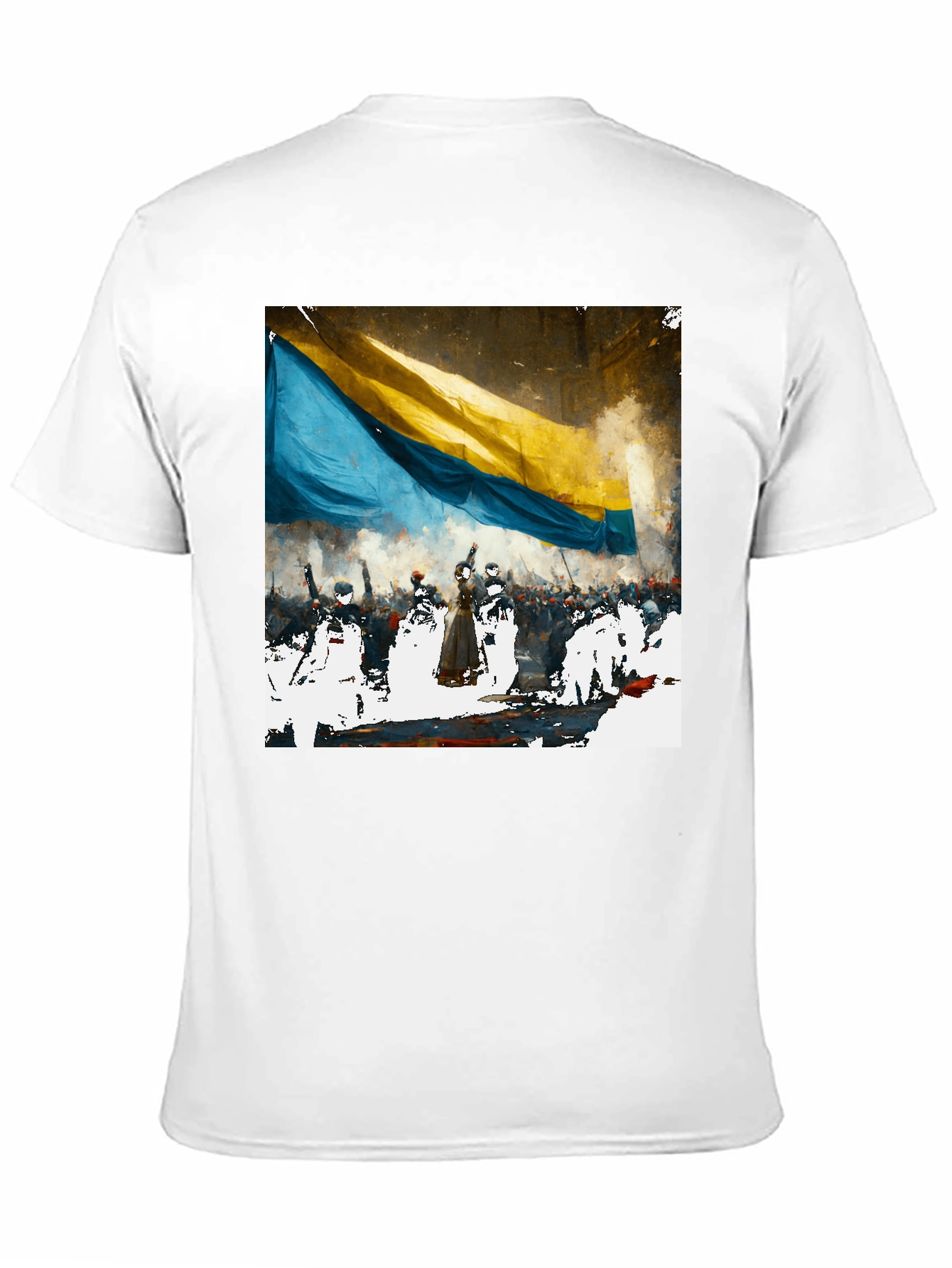 Ukraine Flag Graphic Tee - Support Ukraine