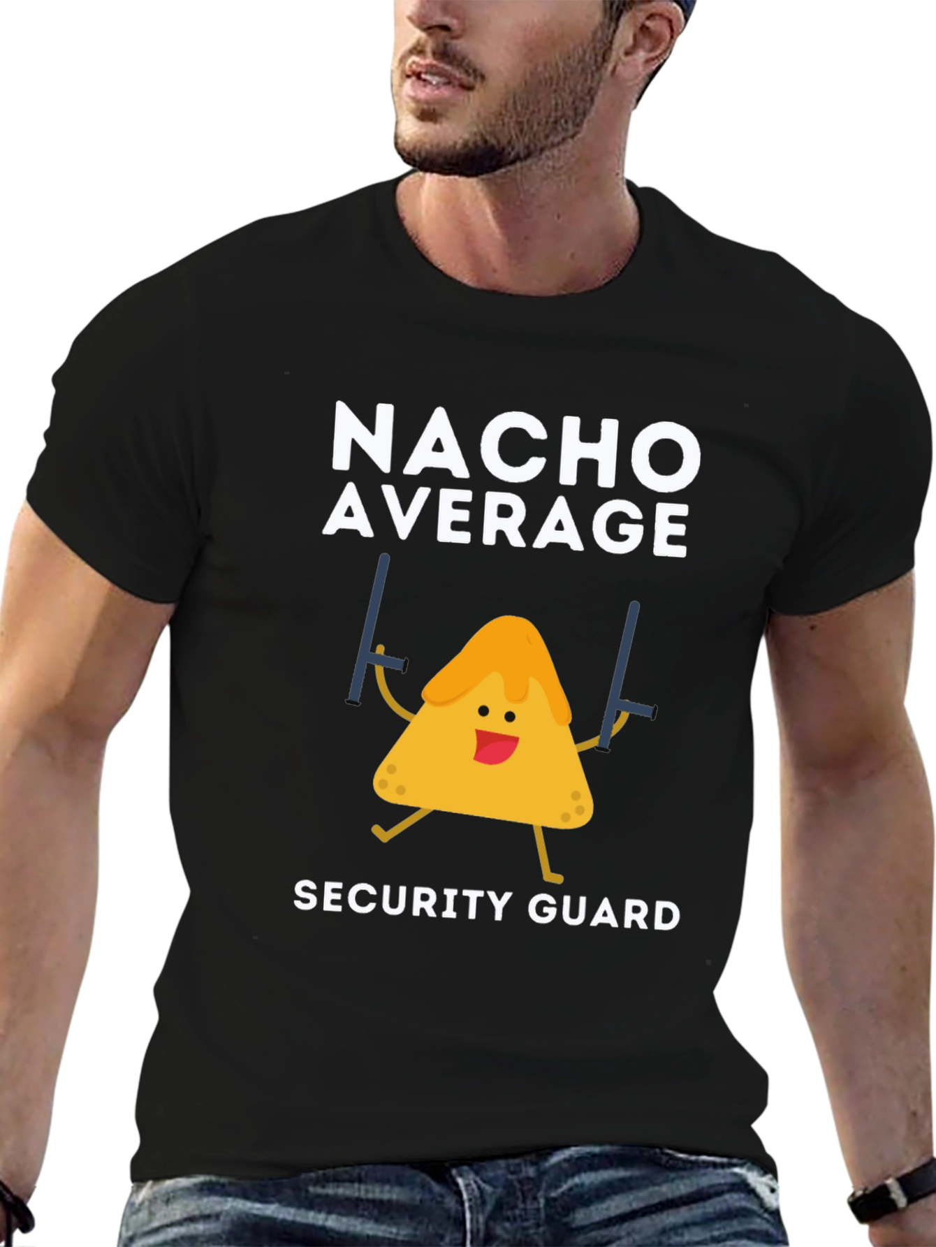 Nacho Average Security Guard Graphic Tee