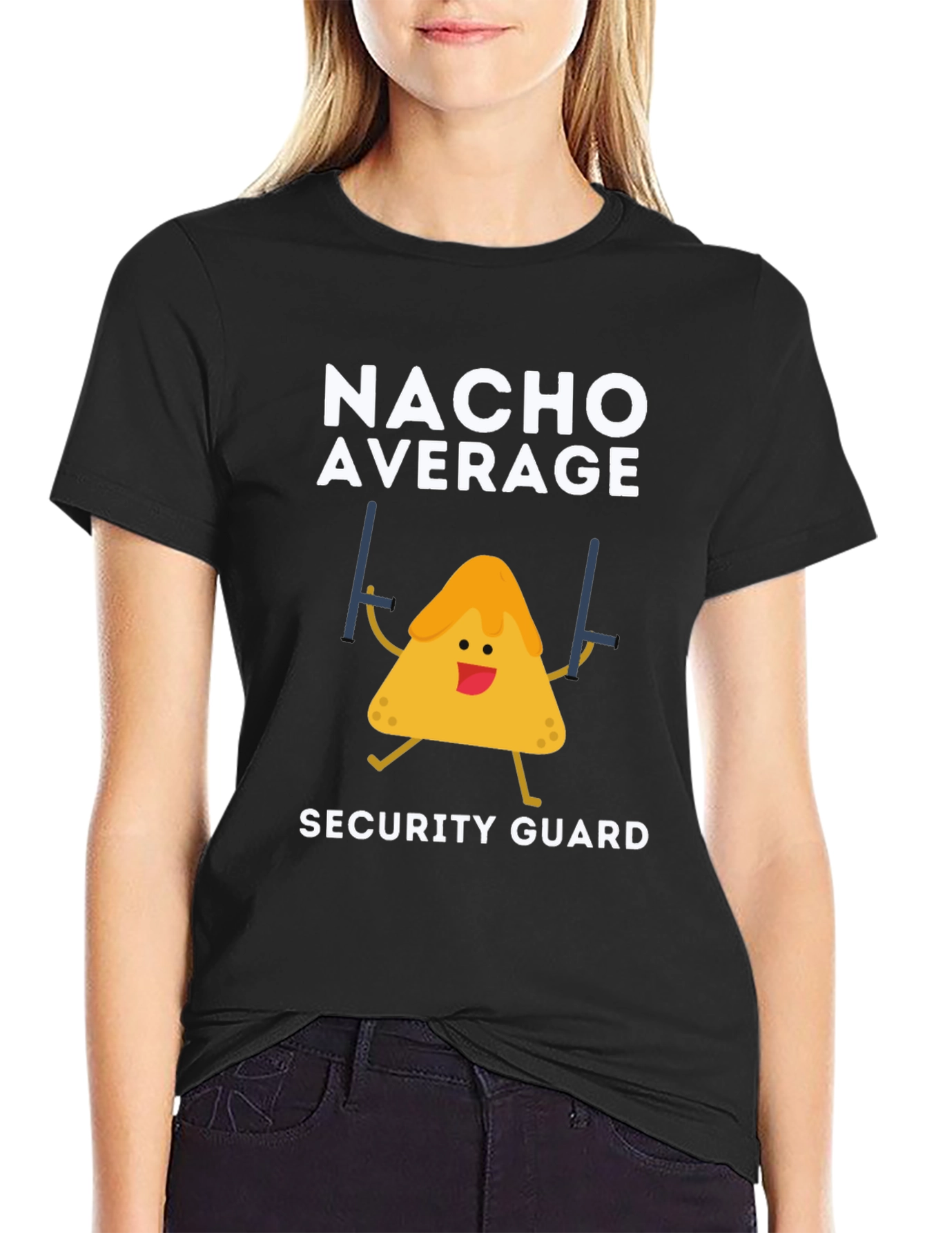 Nacho Average Security Guard Graphic Tee