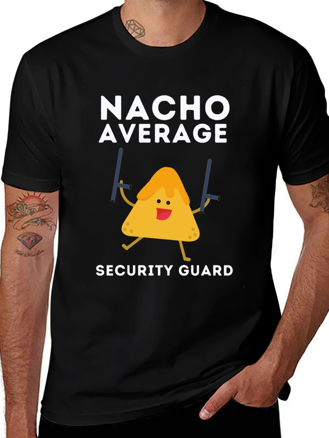 Nacho Average Security Guard Graphic Tee