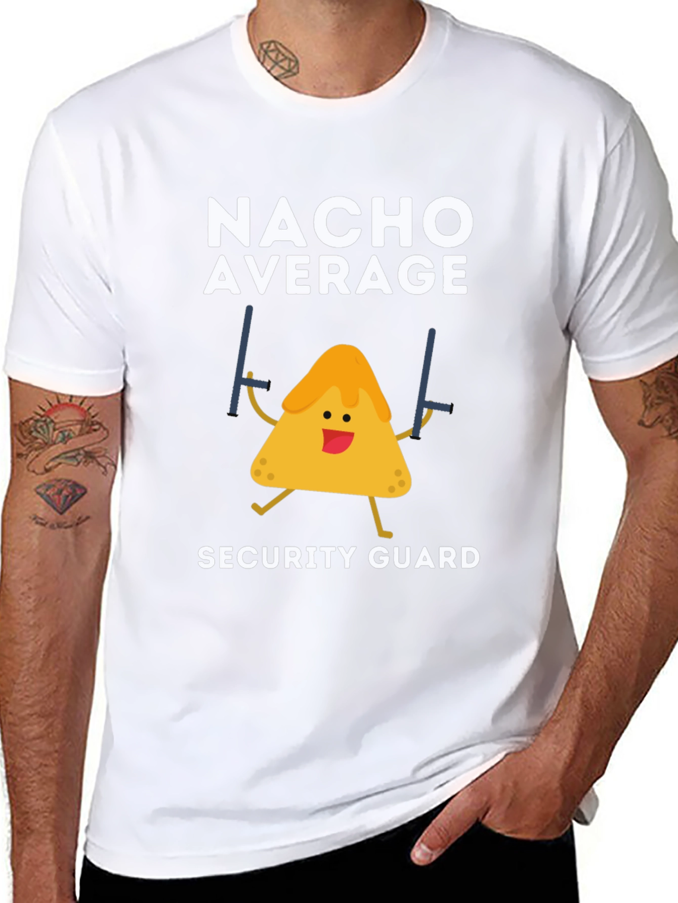 Nacho Average Security Guard Graphic Tee