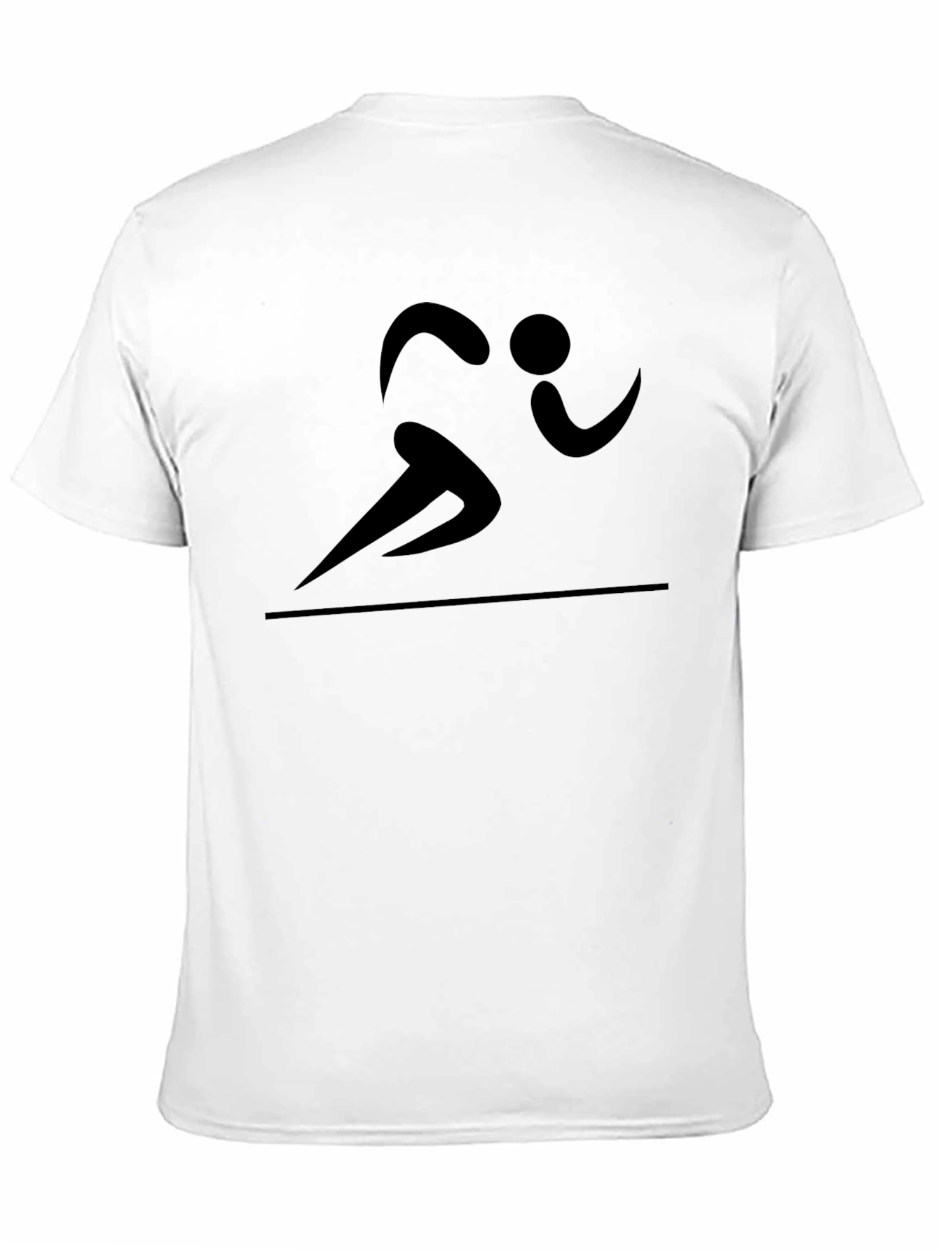 Running Figure Graphic Tee - Black