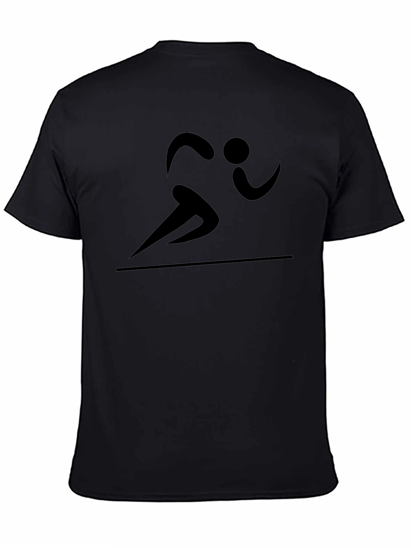 Running Figure Graphic Tee - Black