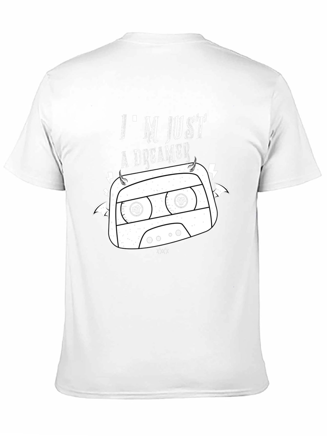 Dreamer Cassette Graphic T-Shirt - Black
