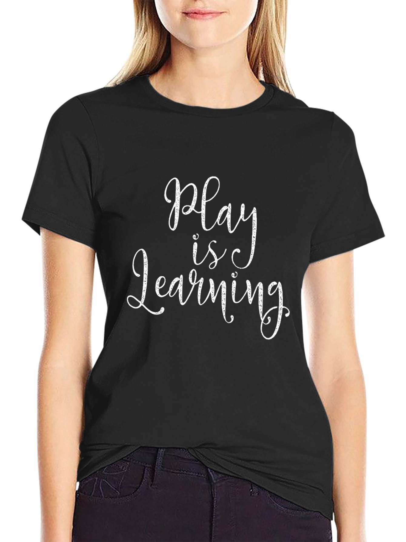 Play is Learning Graphic Tee - Black