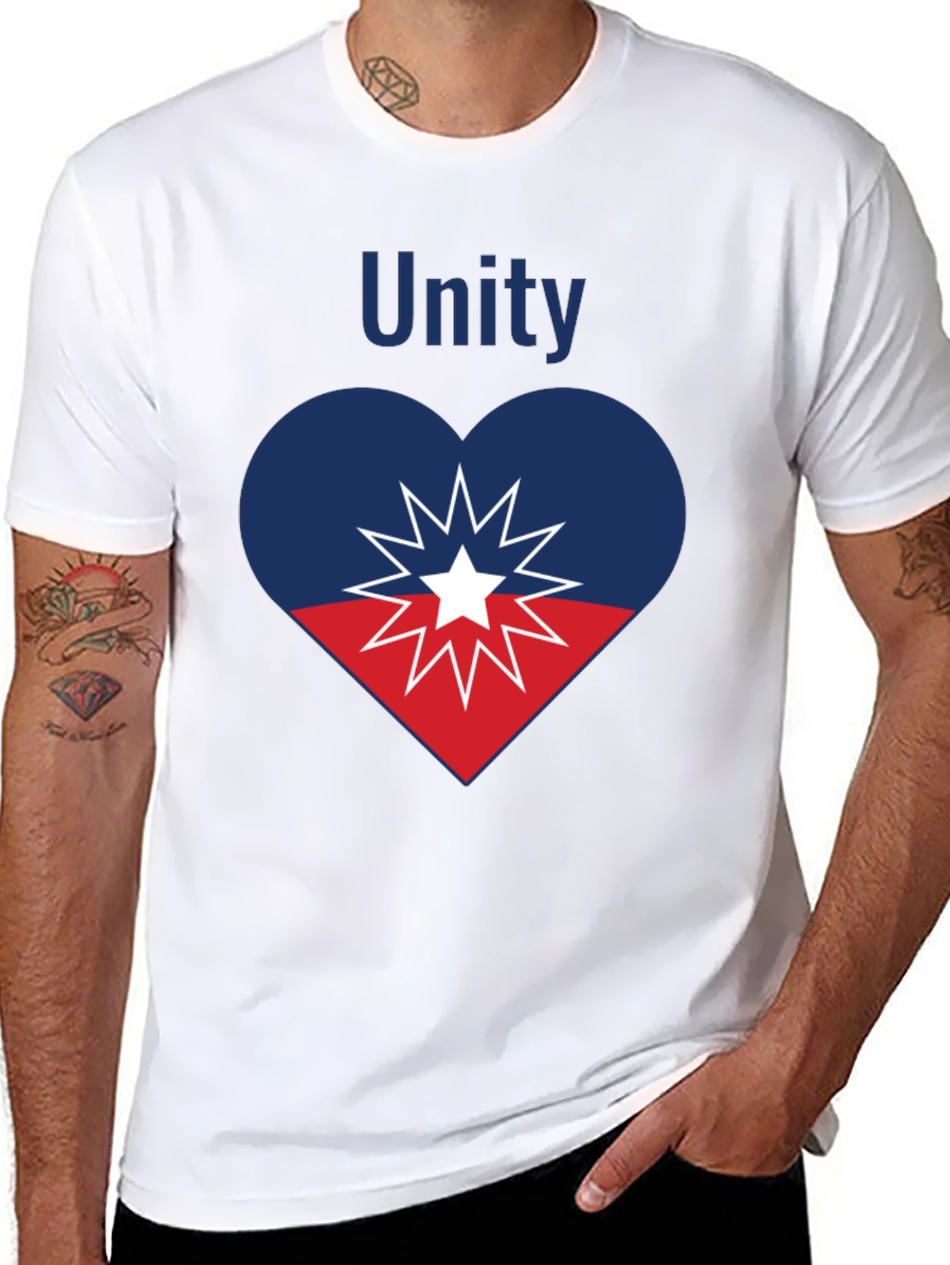 Unity Heart Graphic T-Shirt