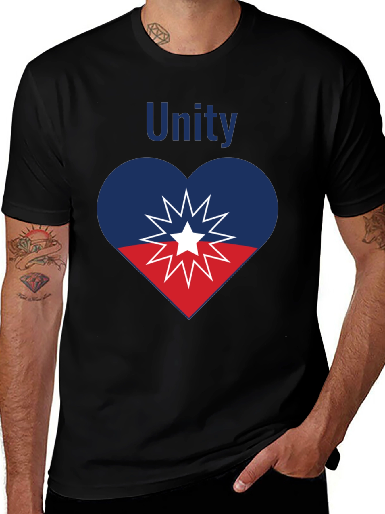 Unity Heart Graphic T-Shirt