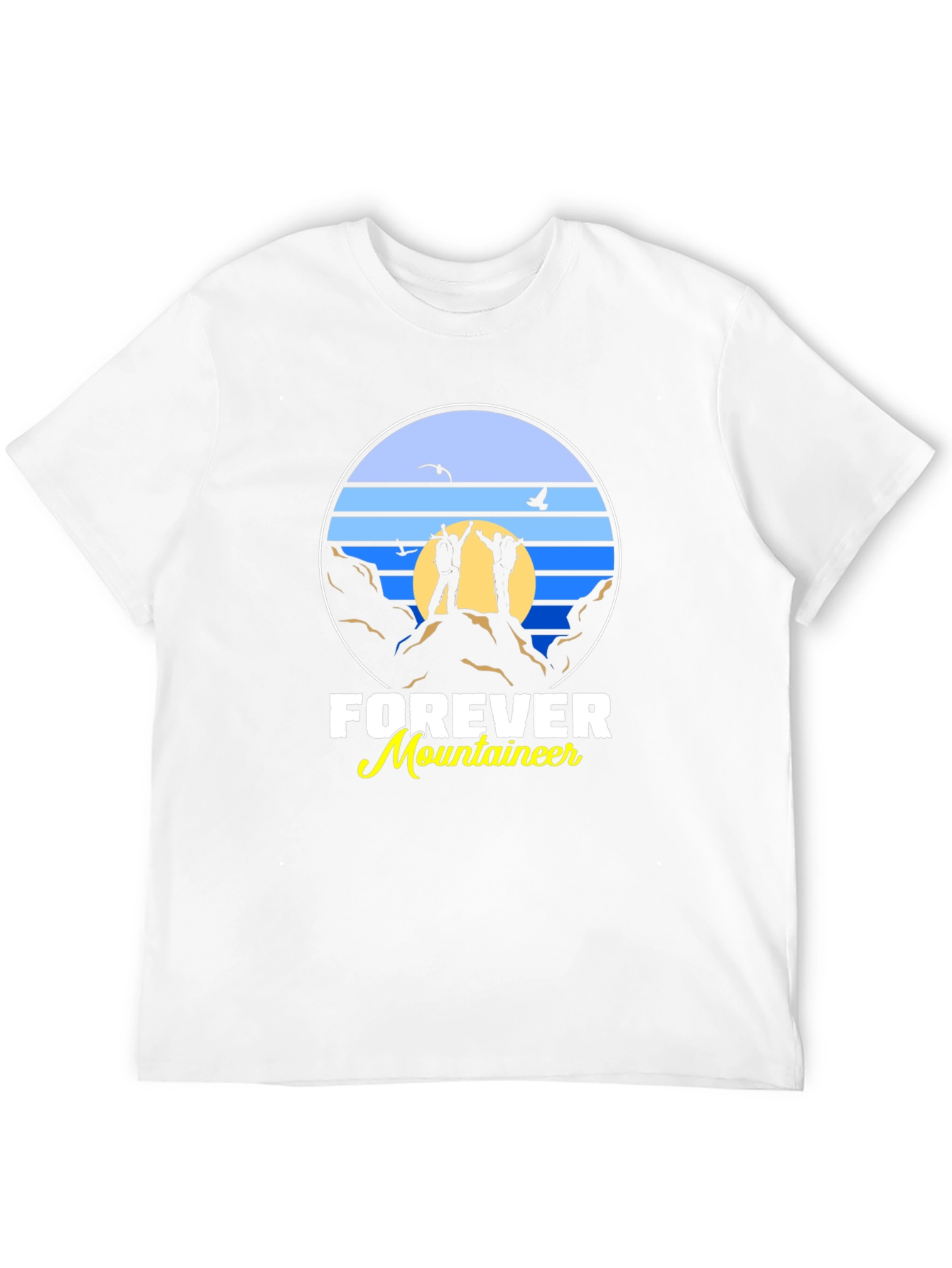 Forever Mountaineer Black Graphic T-Shirt