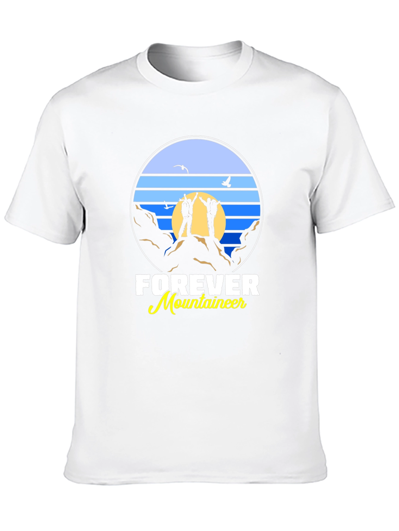 Forever Mountaineer Black Graphic T-Shirt