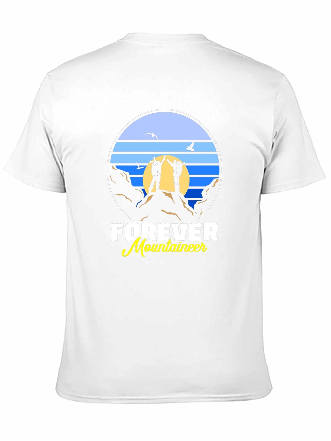 Forever Mountaineer Black Graphic T-Shirt