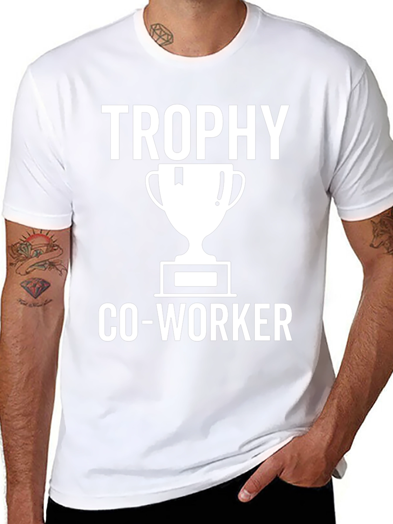 Trophy Co-Worker Graphic Tee - Black