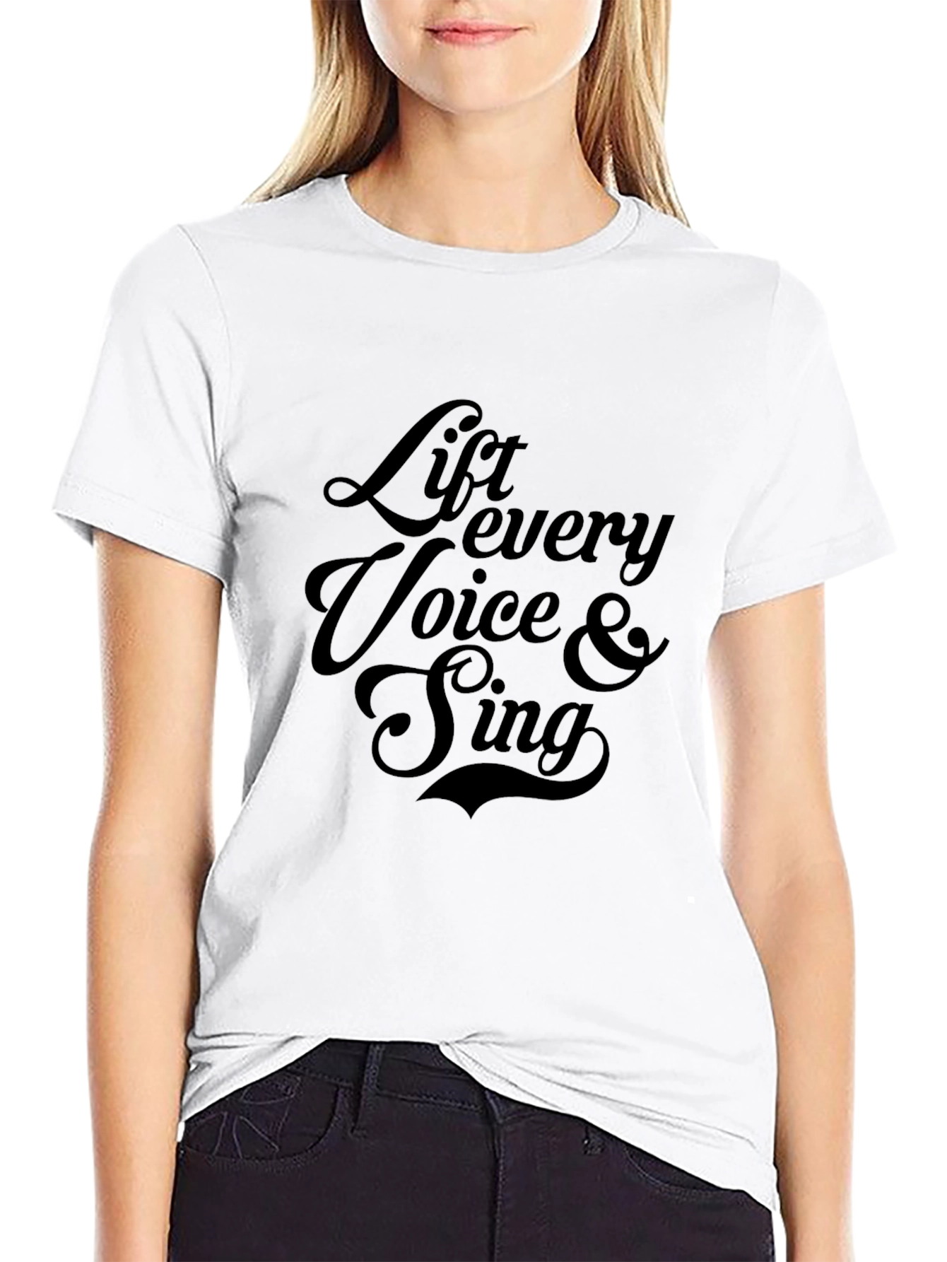 Lift Every Voice T-Shirt - Black Graphic Tee