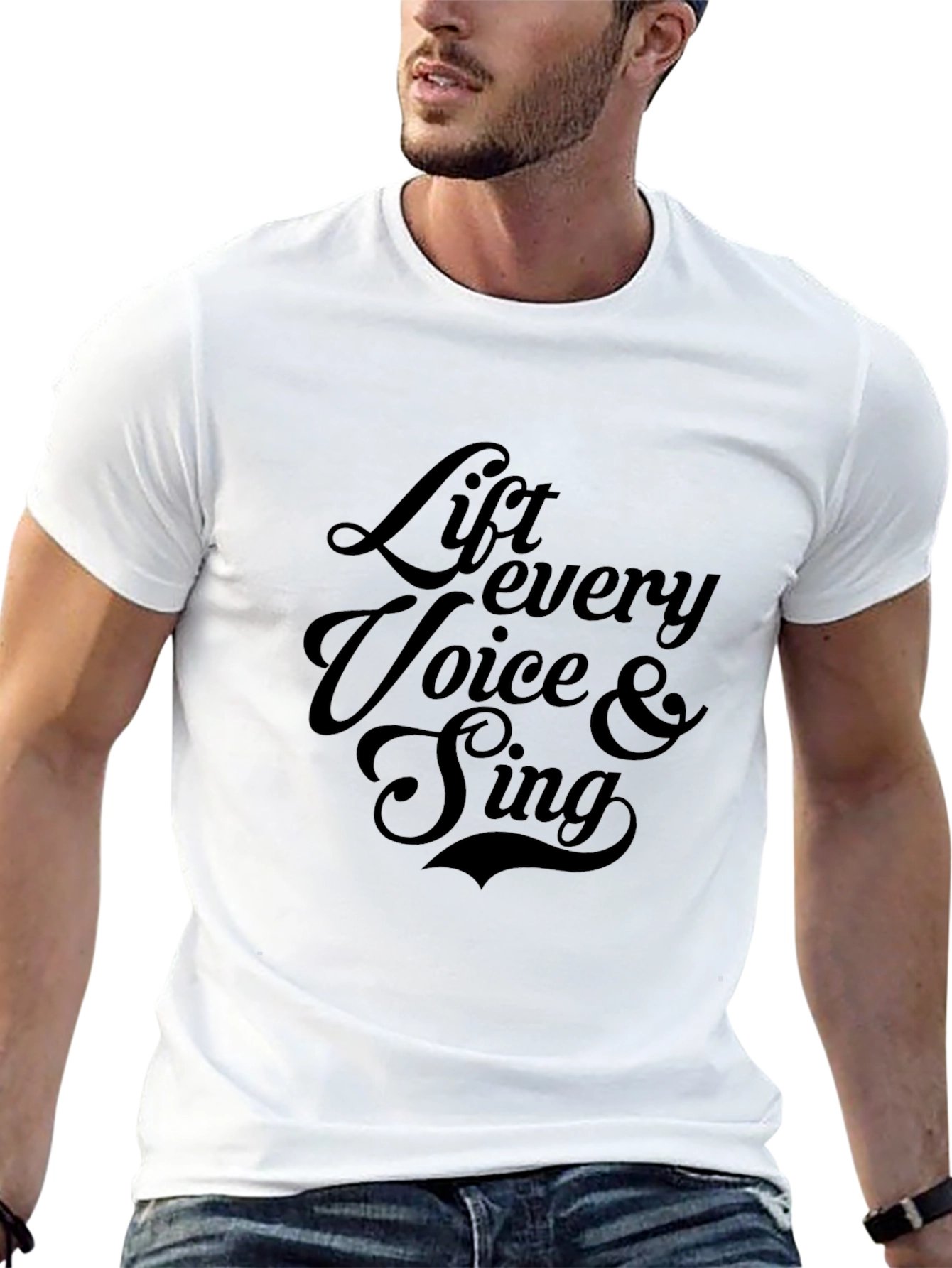 Lift Every Voice T-Shirt - Black Graphic Tee