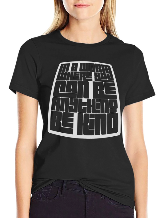 Be Kind Black Graphic Tee