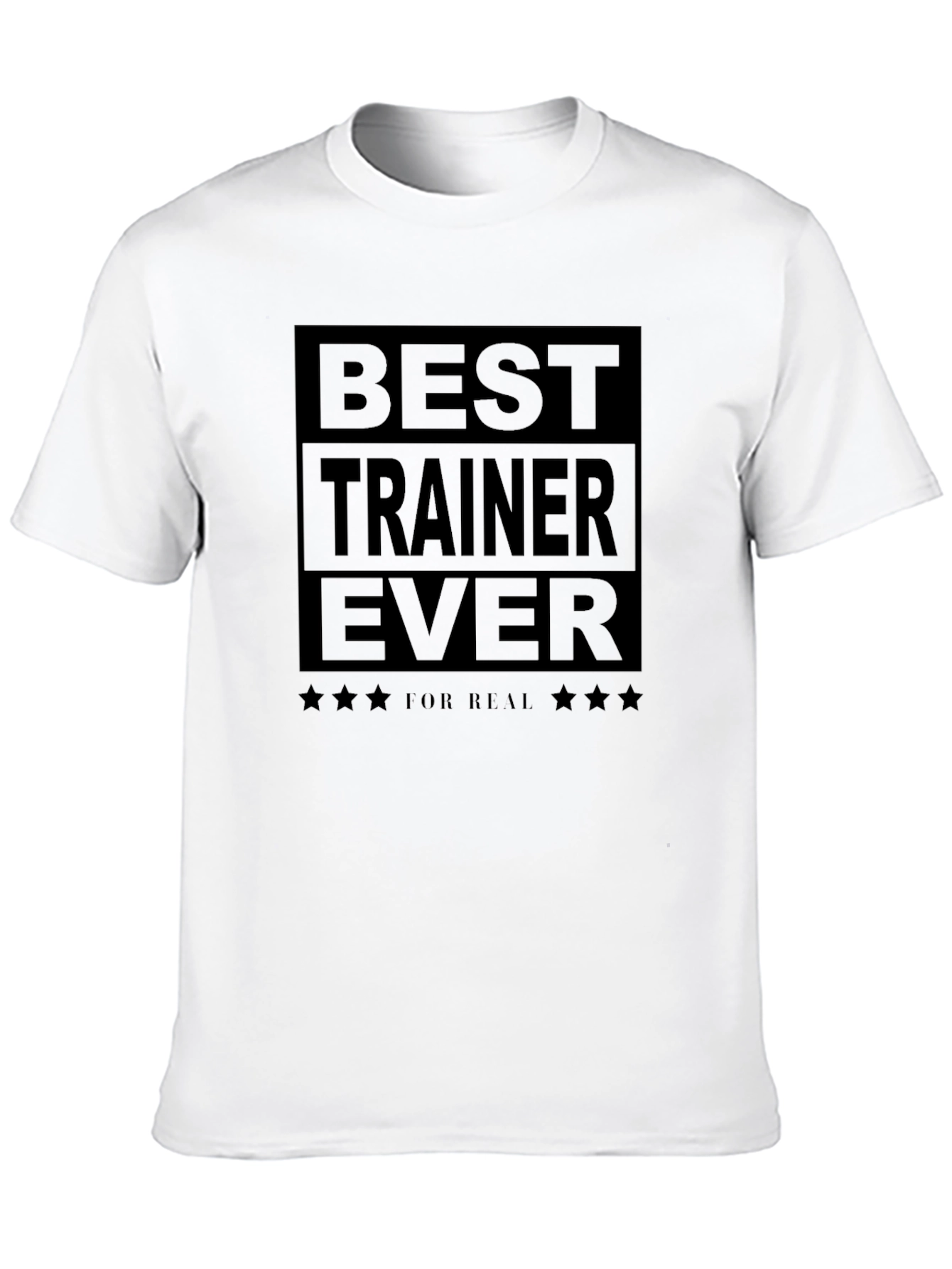 Best Trainer Ever T-Shirt - Black Cotton Tee
