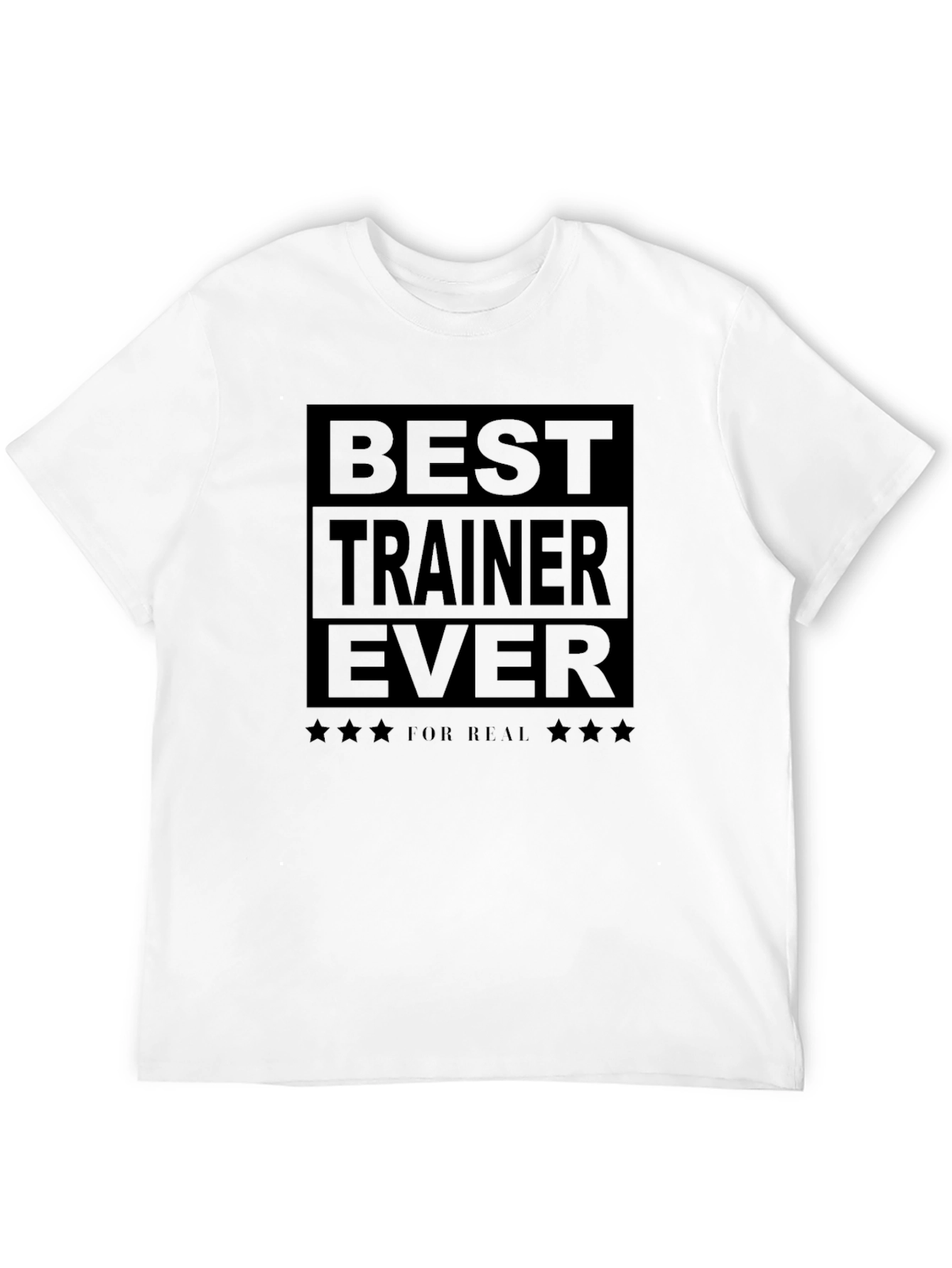 Best Trainer Ever T-Shirt - Black Cotton Tee