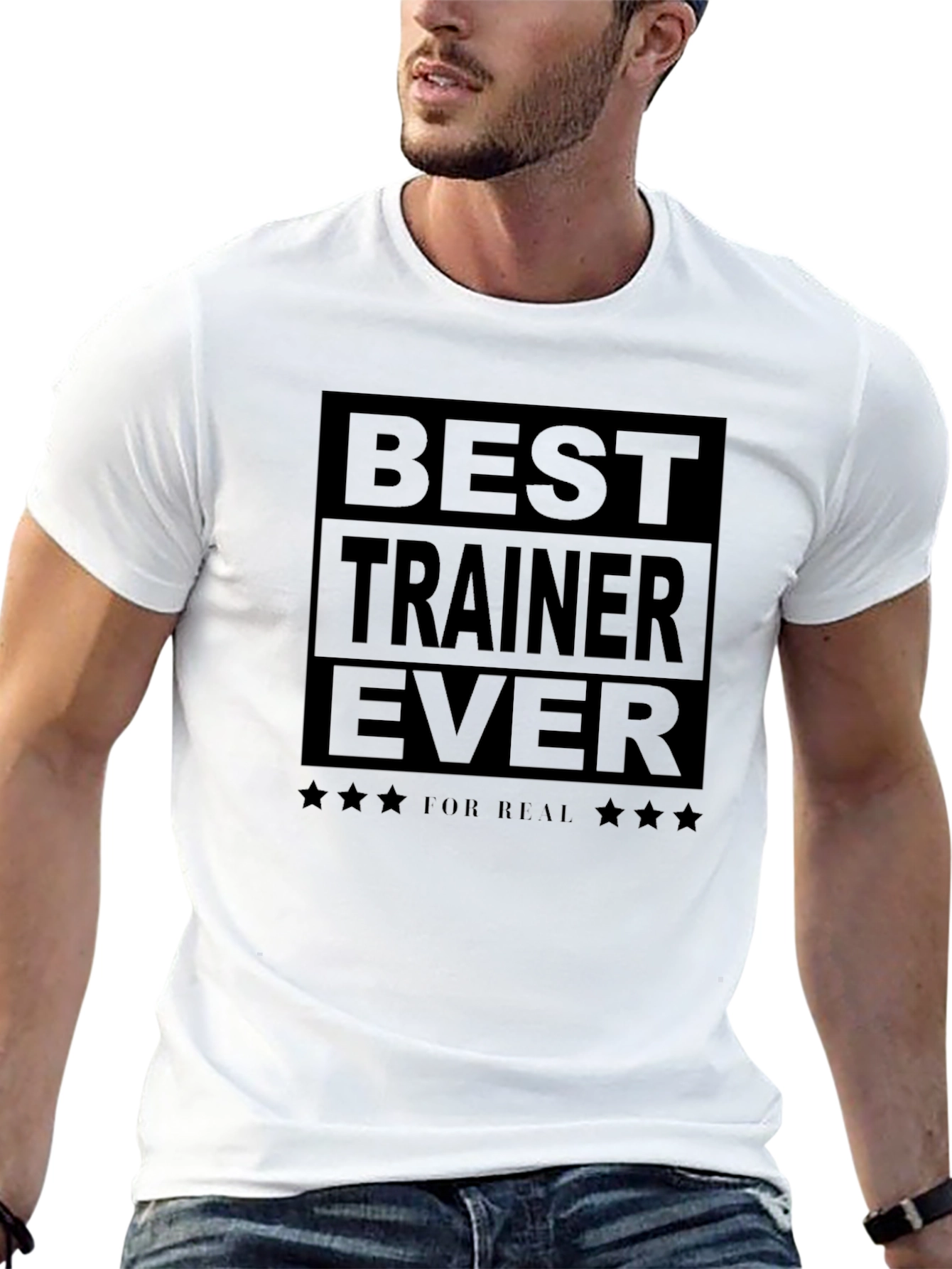 Best Trainer Ever T-Shirt - Black Cotton Tee