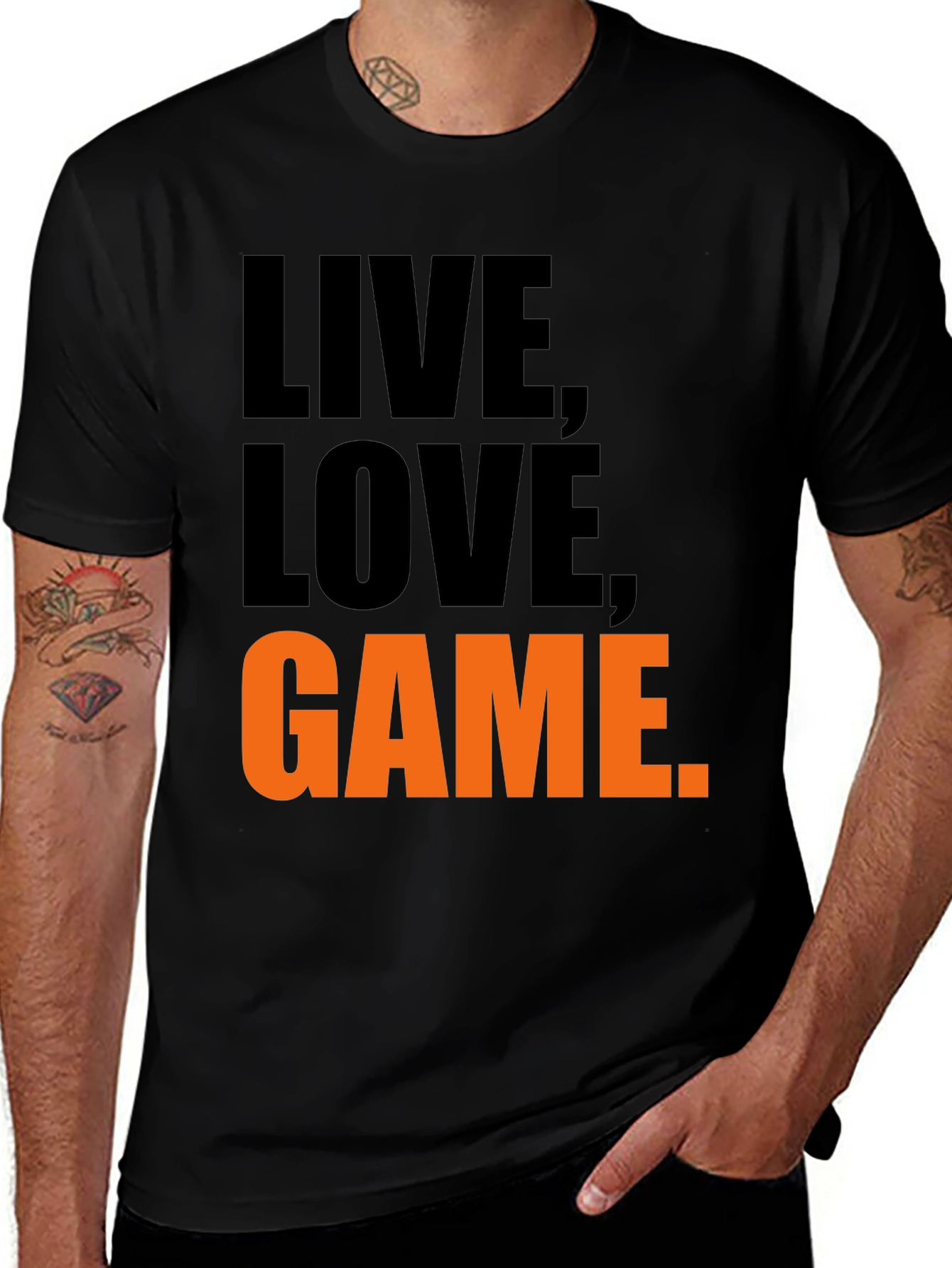 Live Love Game Graphic Tee