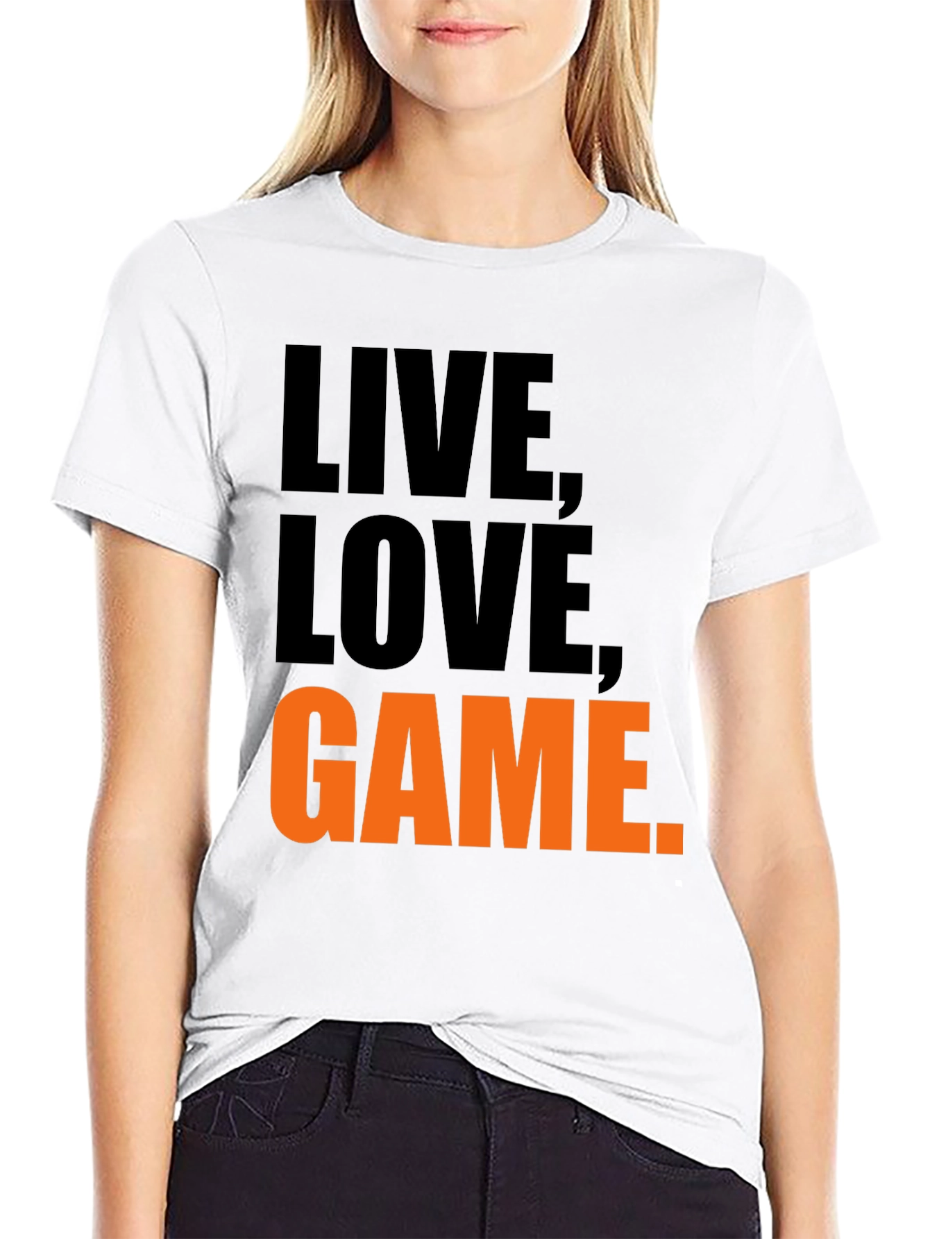 Live Love Game Graphic Tee