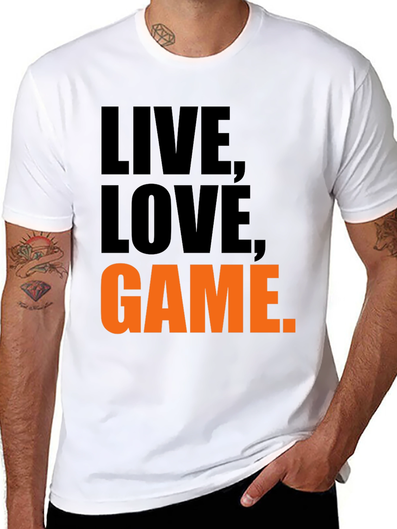 Live Love Game Graphic Tee