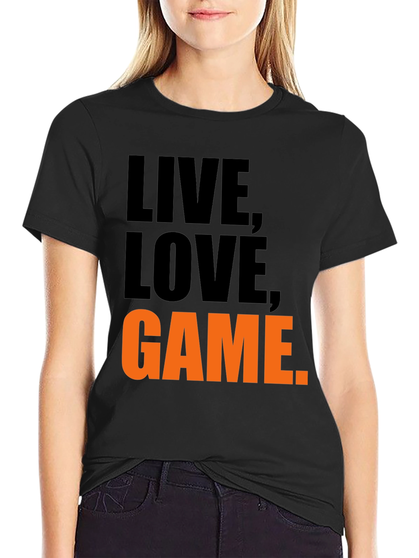 Live Love Game Graphic Tee