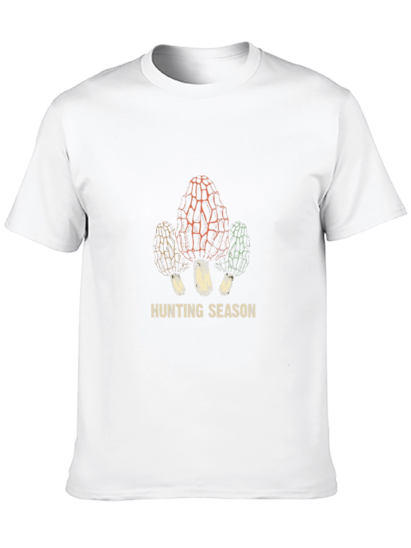 Hunting Season Morel Mushroom Graphic T-Shirt