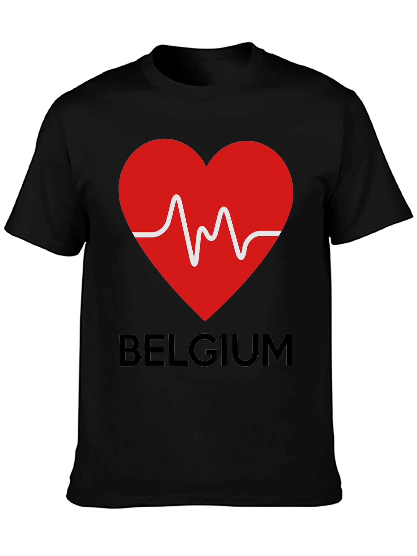 Belgium Heartbeat T-Shirt