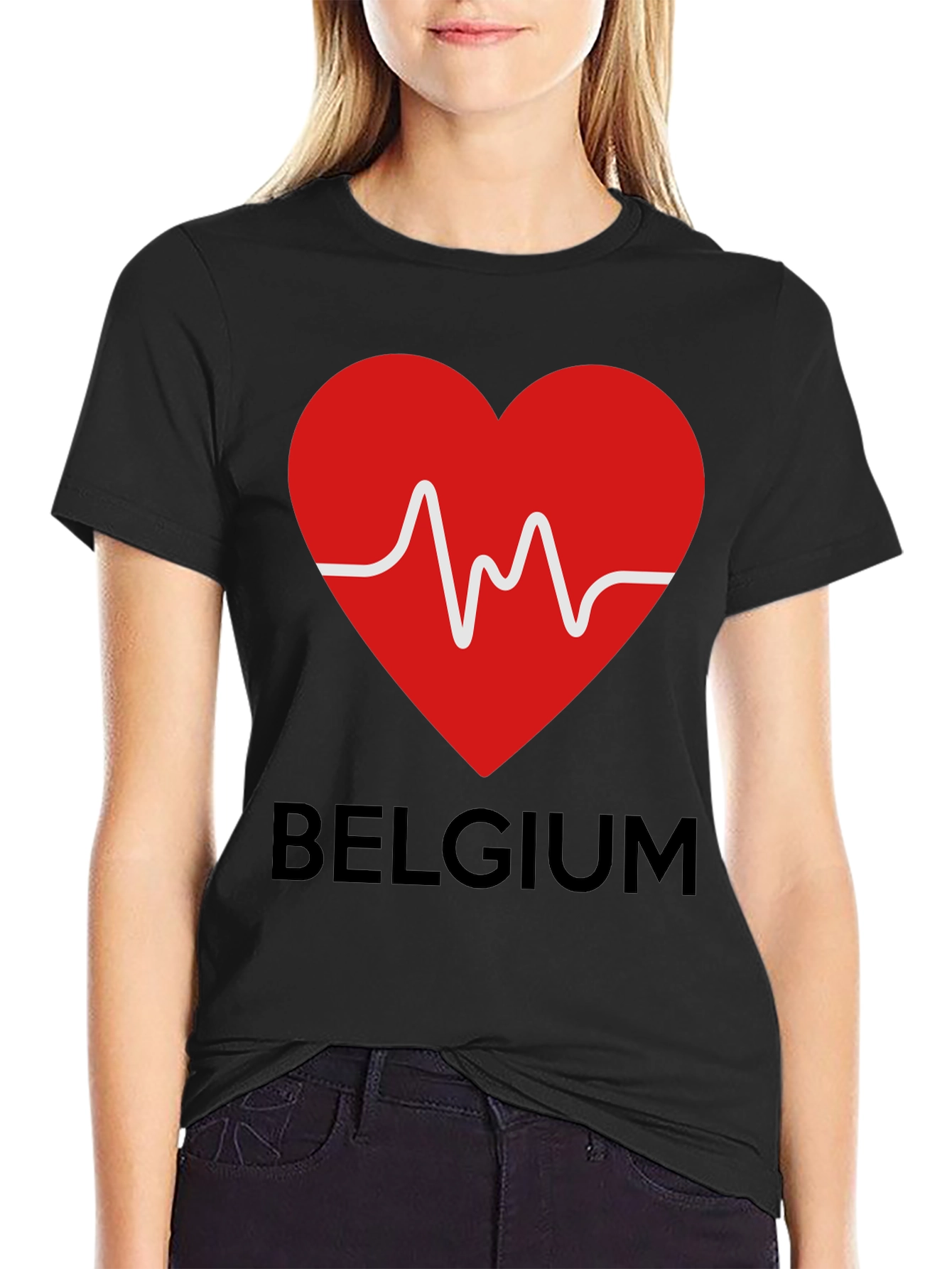 Belgium Heartbeat T-Shirt