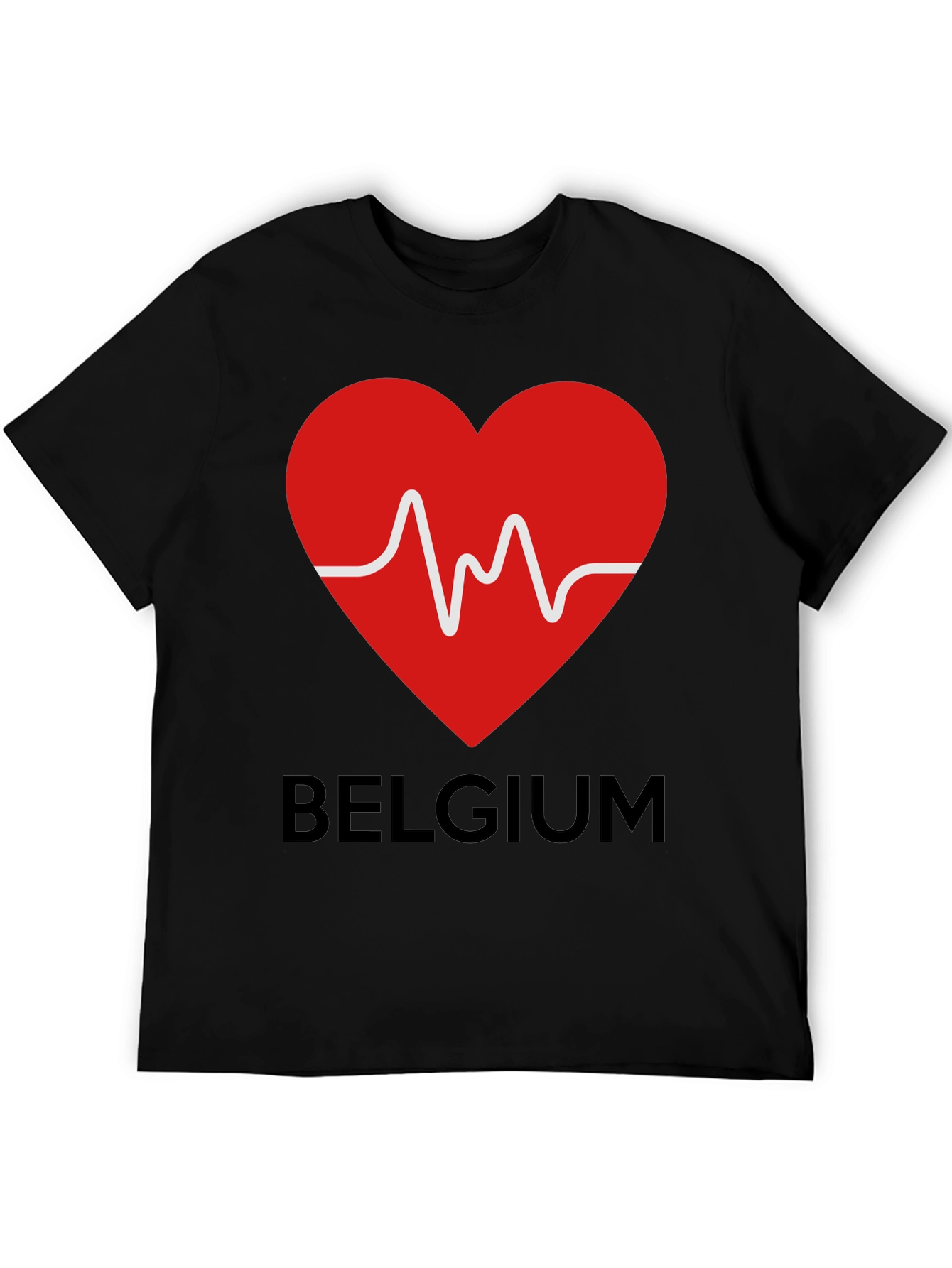 Belgium Heartbeat T-Shirt