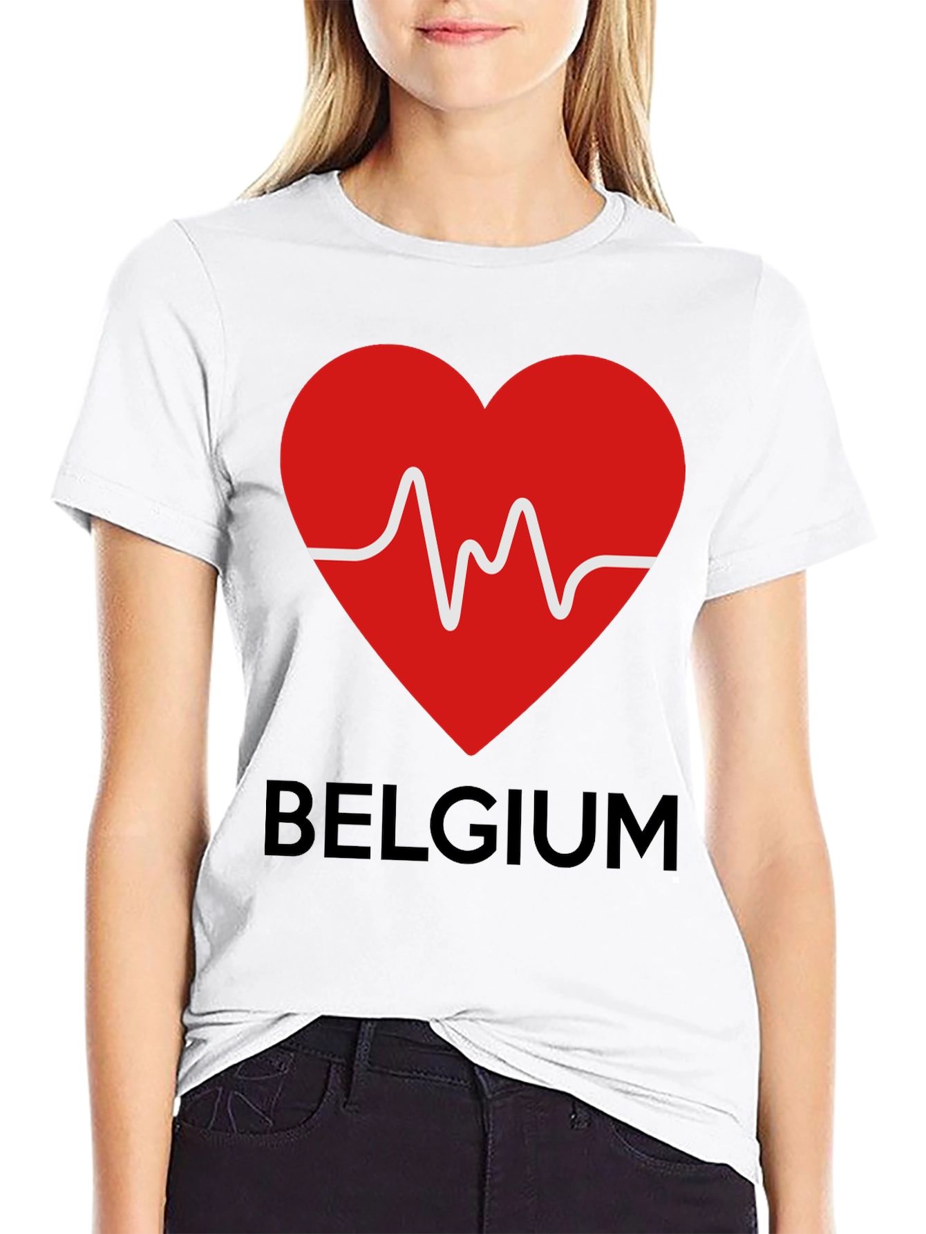 Belgium Heartbeat T-Shirt