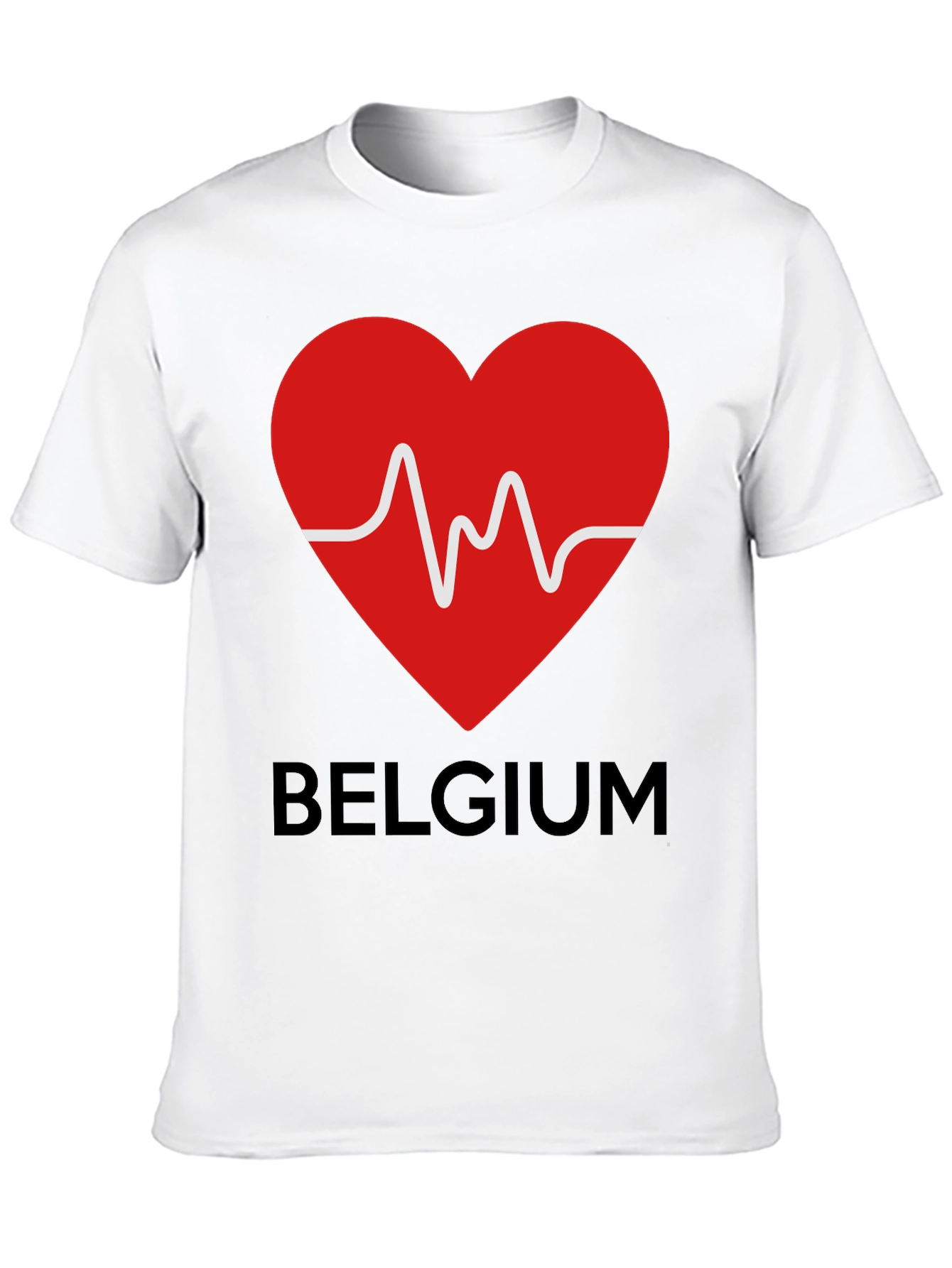 Belgium Heartbeat T-Shirt