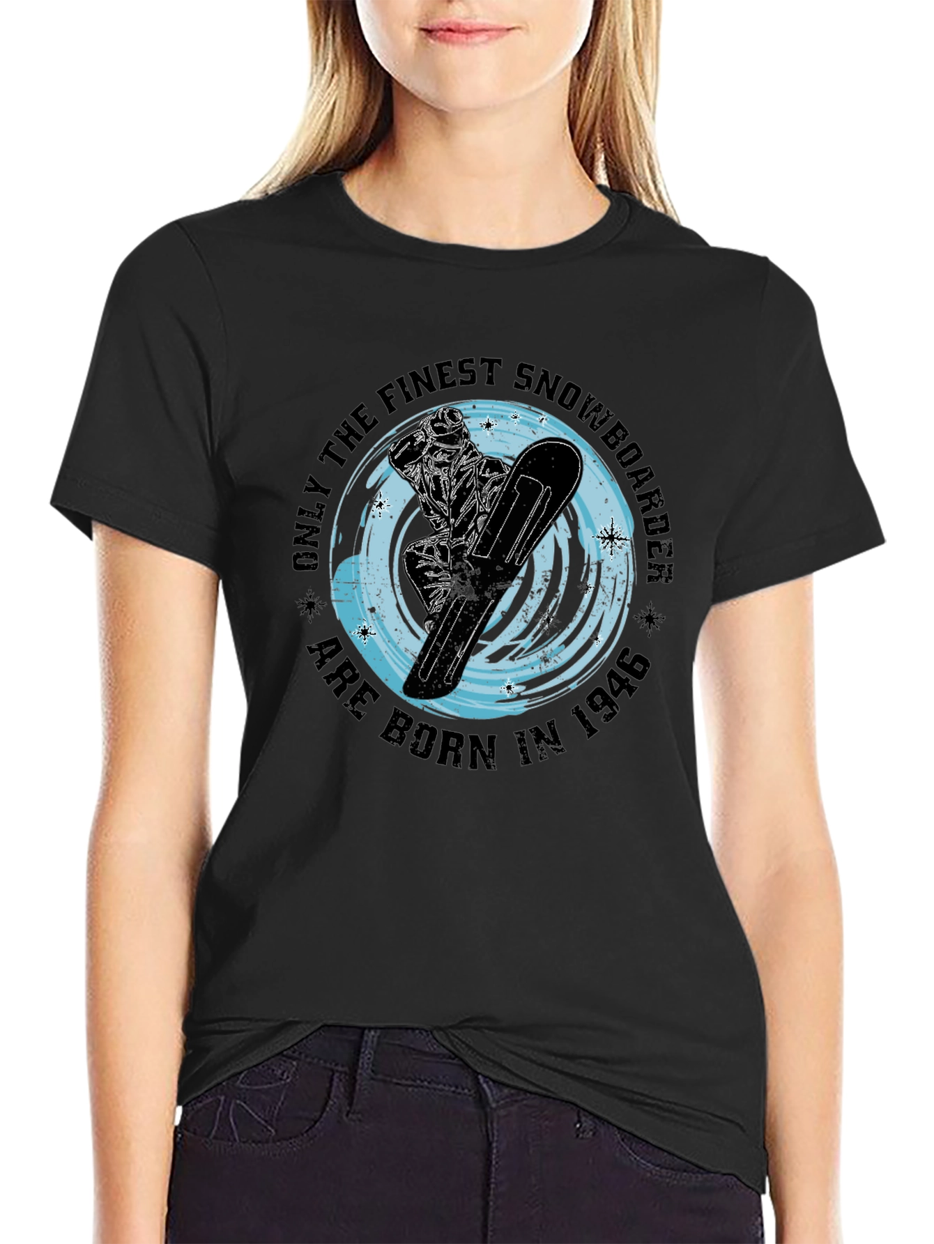Finest Snowboarder Born In 1946 Graphic T-Shirt