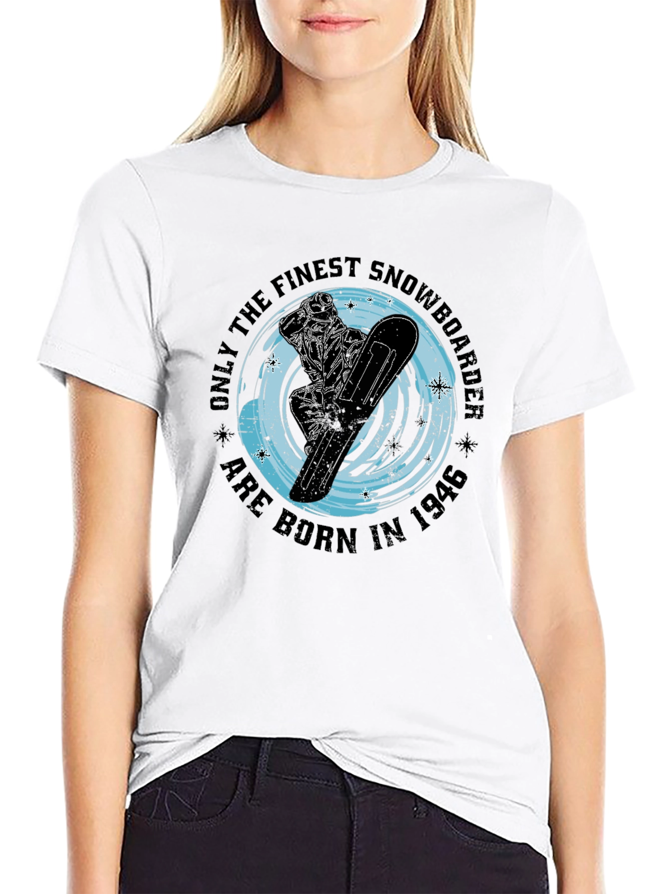 Finest Snowboarder Born In 1946 Graphic T-Shirt