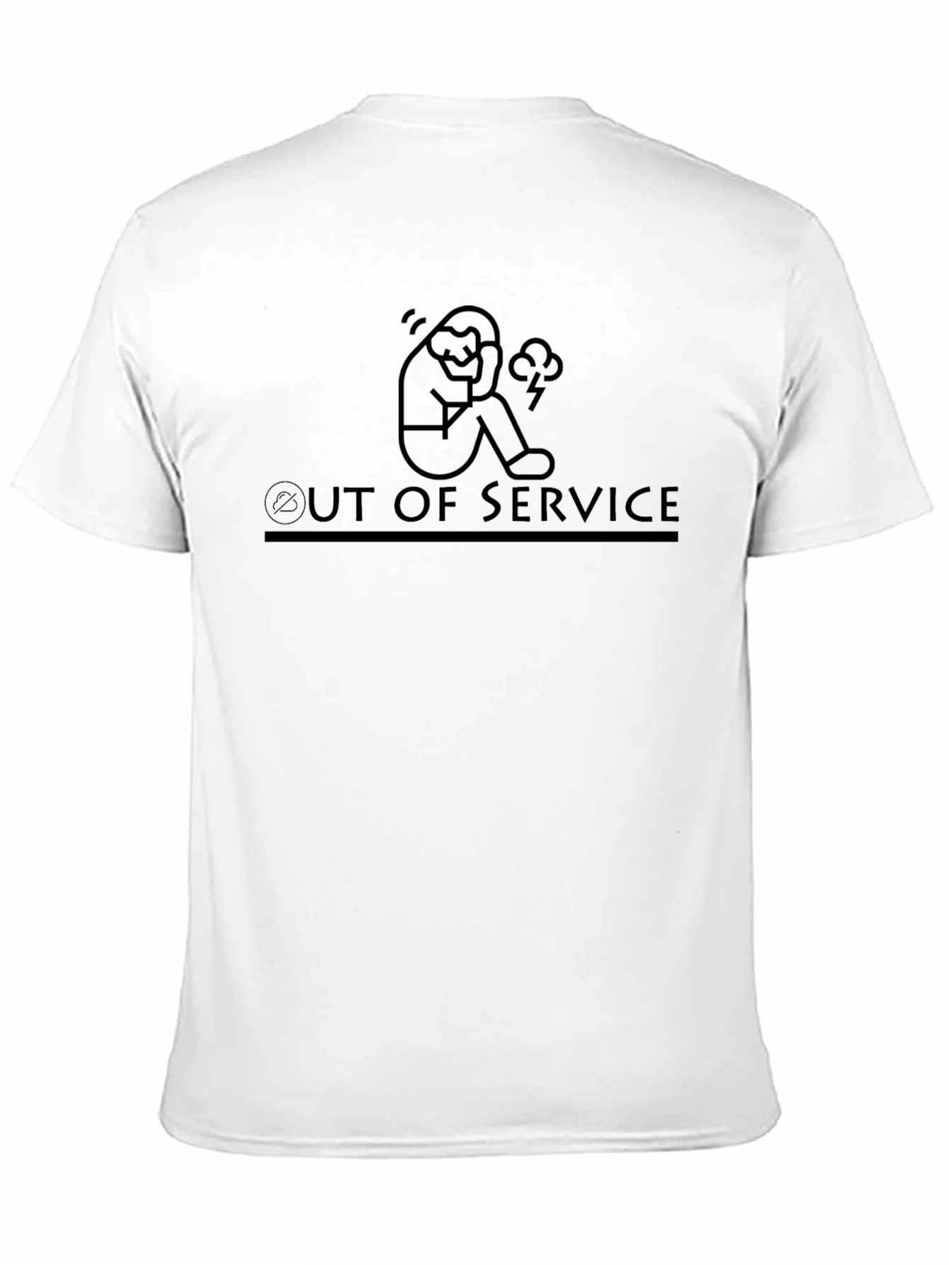 Out of Service Graphic Tee - Black