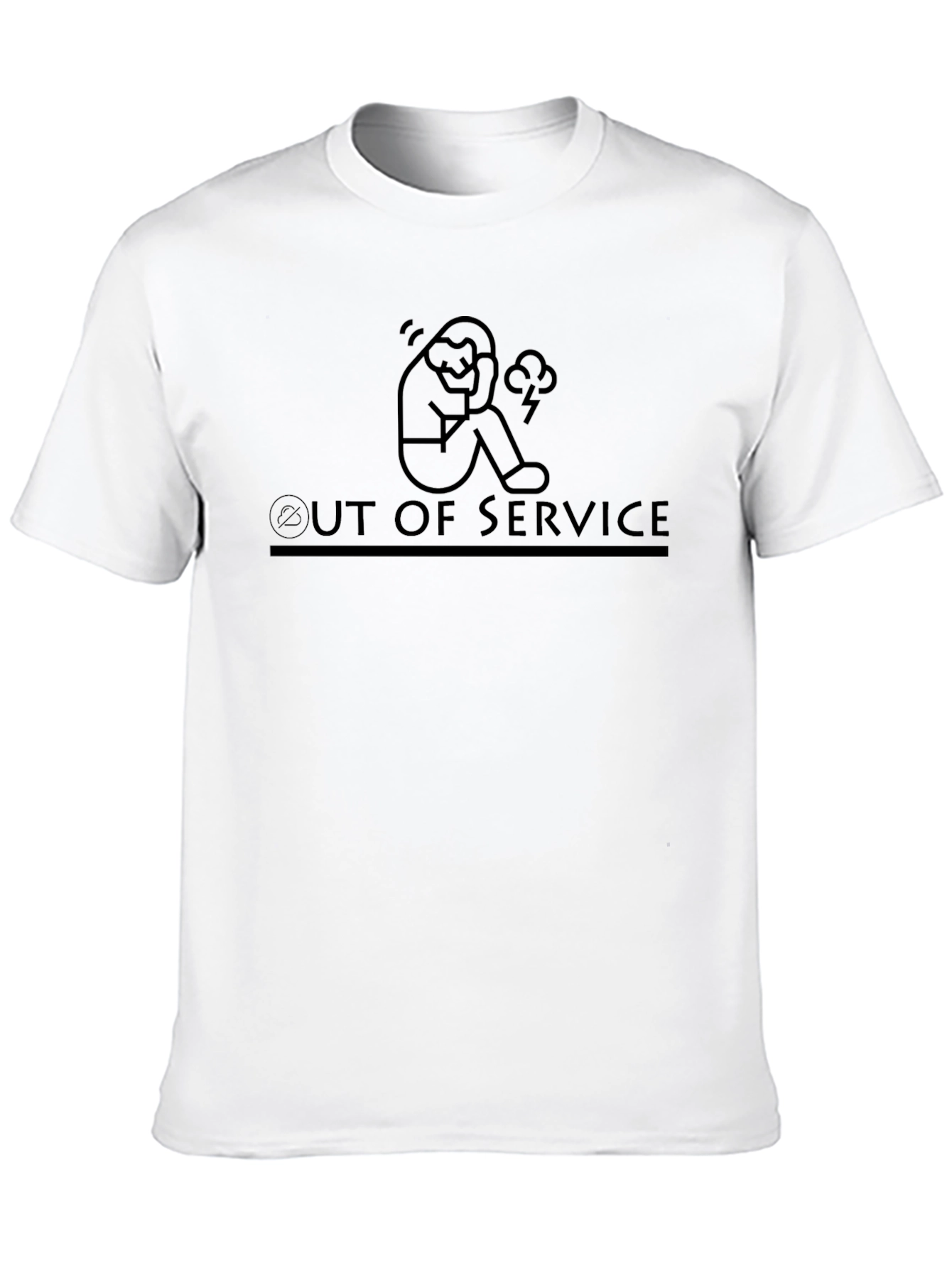 Out of Service Graphic Tee - Black