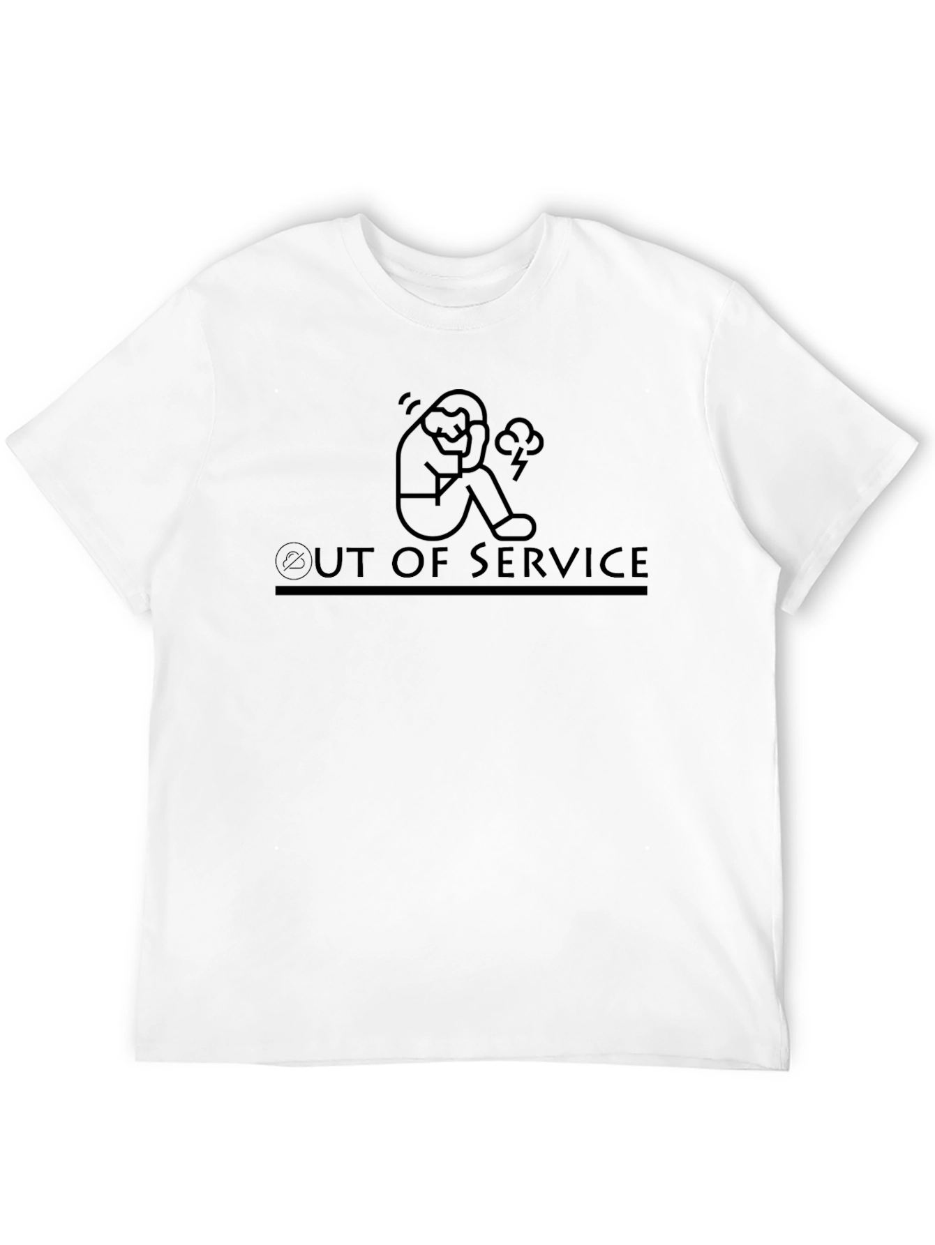 Out of Service Graphic Tee - Black