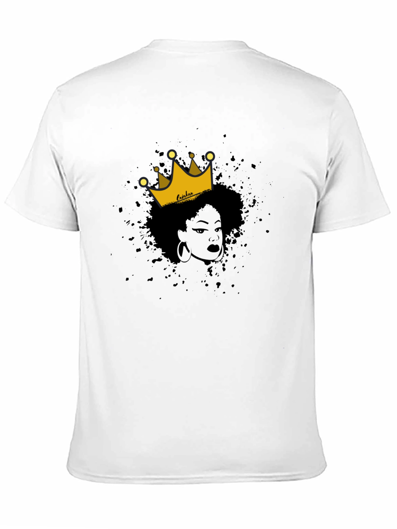 Queen Graphic Tee - Black Cotton T-Shirt