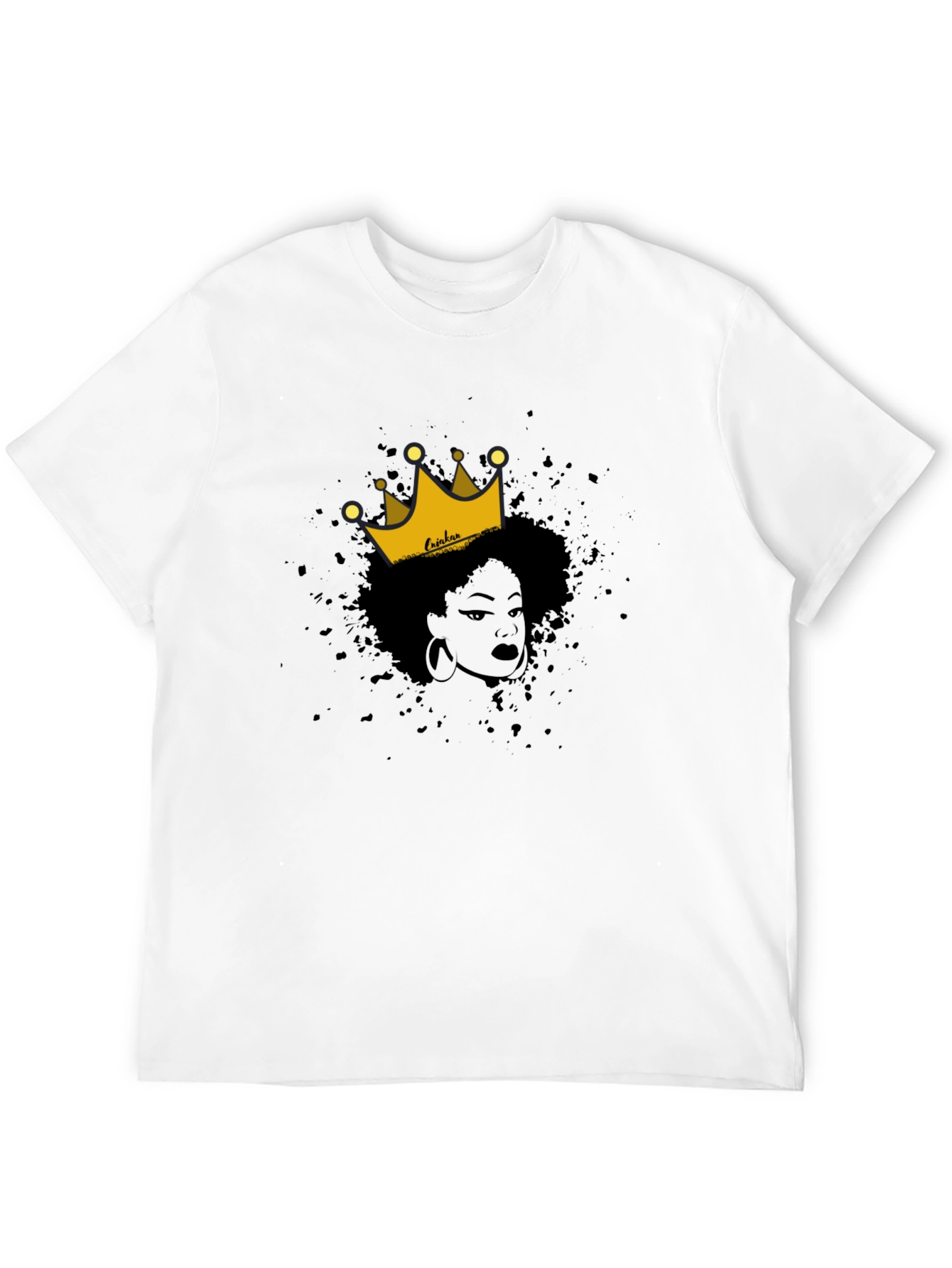 Queen Graphic Tee - Black Cotton T-Shirt