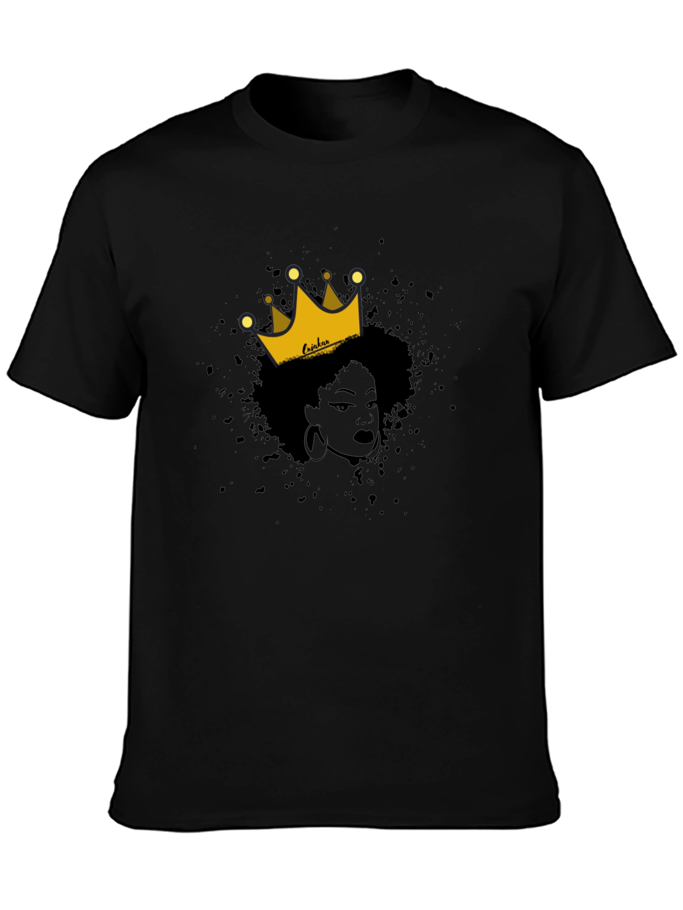 Queen Graphic Tee - Black Cotton T-Shirt