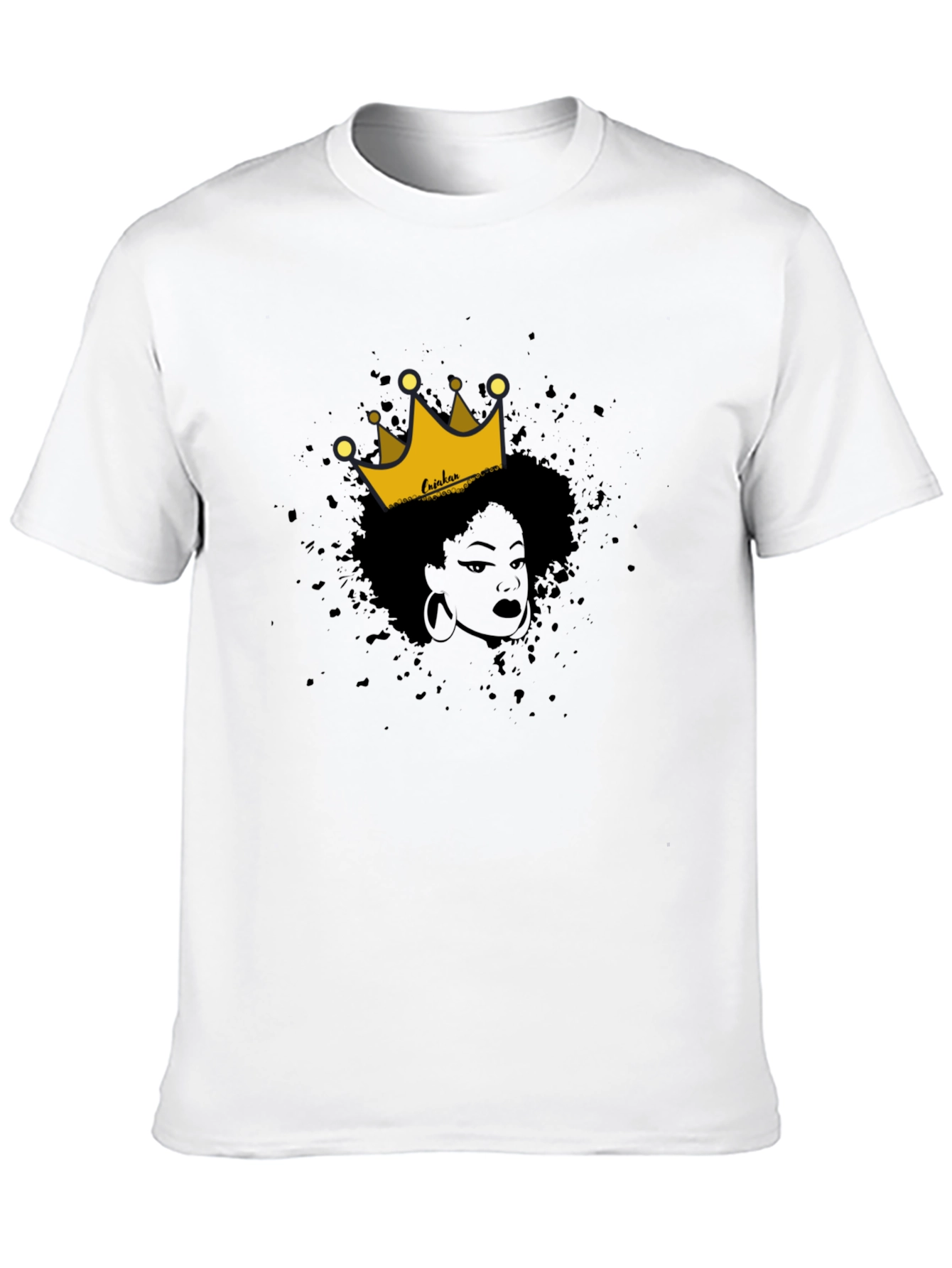 Queen Graphic Tee - Black Cotton T-Shirt