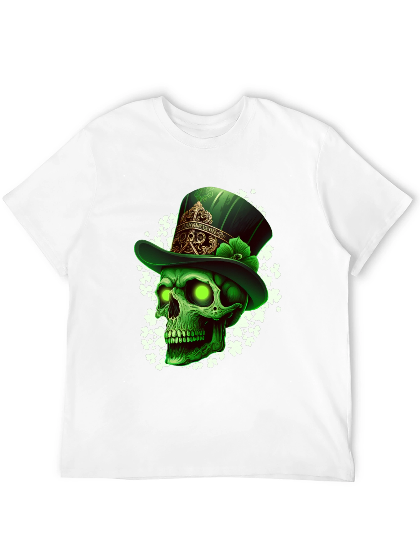 St. Patricks Day Skull T-Shirt