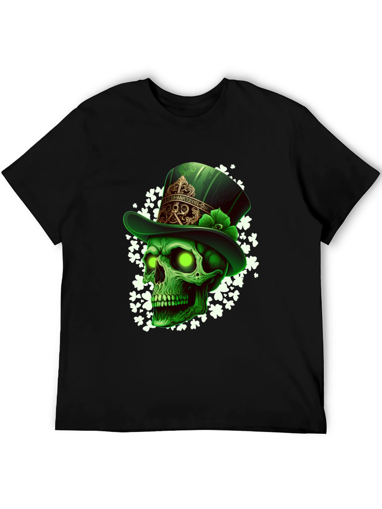 St. Patricks Day Skull T-Shirt