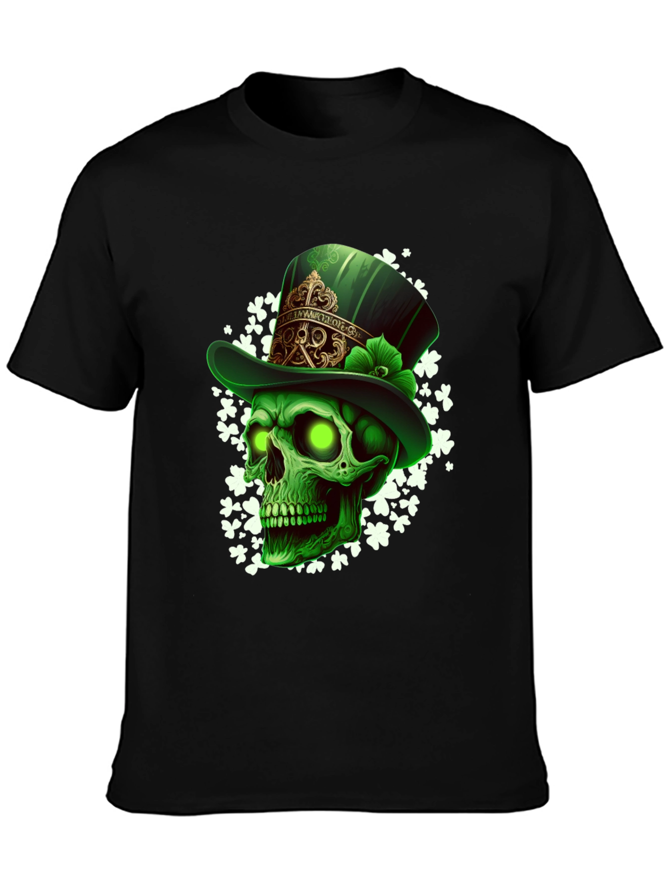 St. Patricks Day Skull T-Shirt