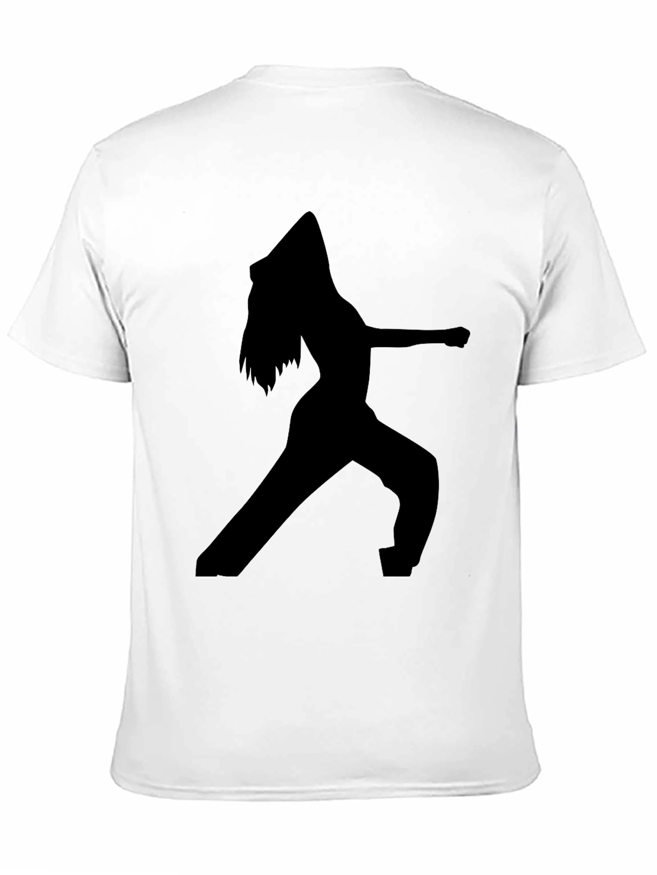 Silhouette Graphic Tee - Black Cotton Blend