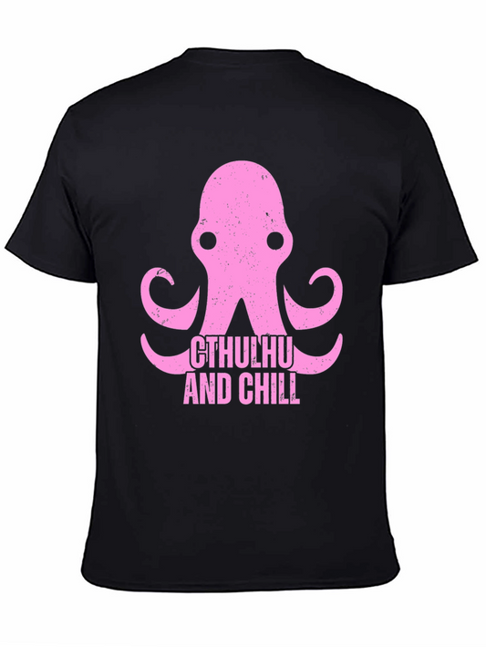 Cthulhu and Chill Graphic T-Shirt