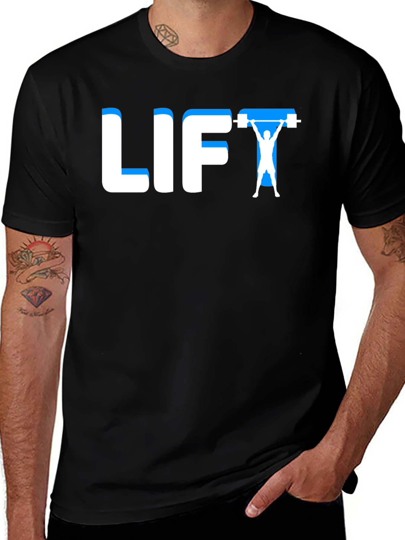 LIFT Graphic T-Shirt - Black