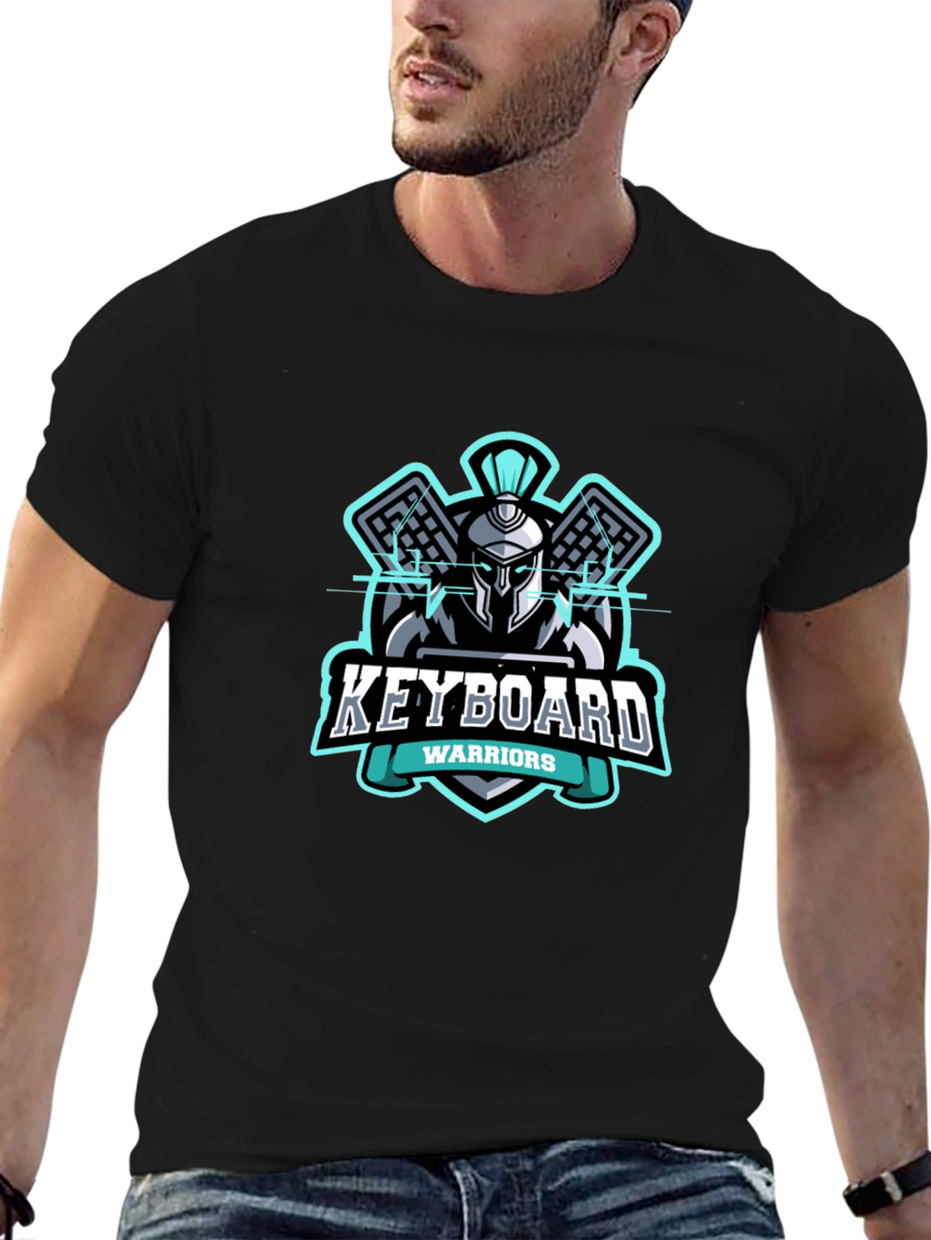 Keyboard Warriors Black T-Shirt