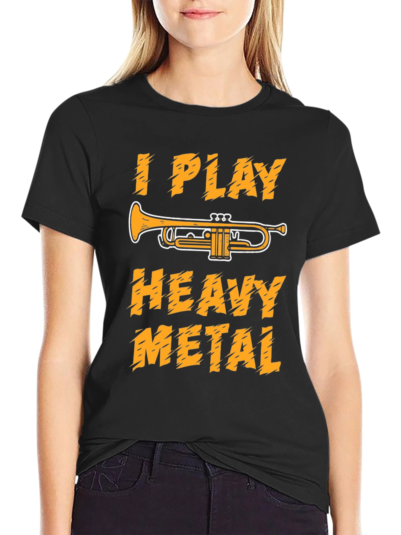 I Play Heavy Metal Trumpet T-Shirt