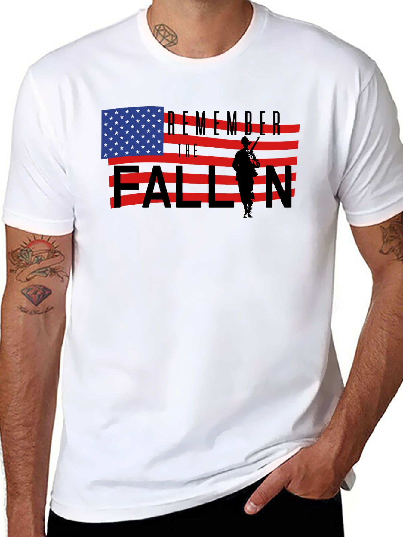 Remember The Fallen Patriotic T-Shirt